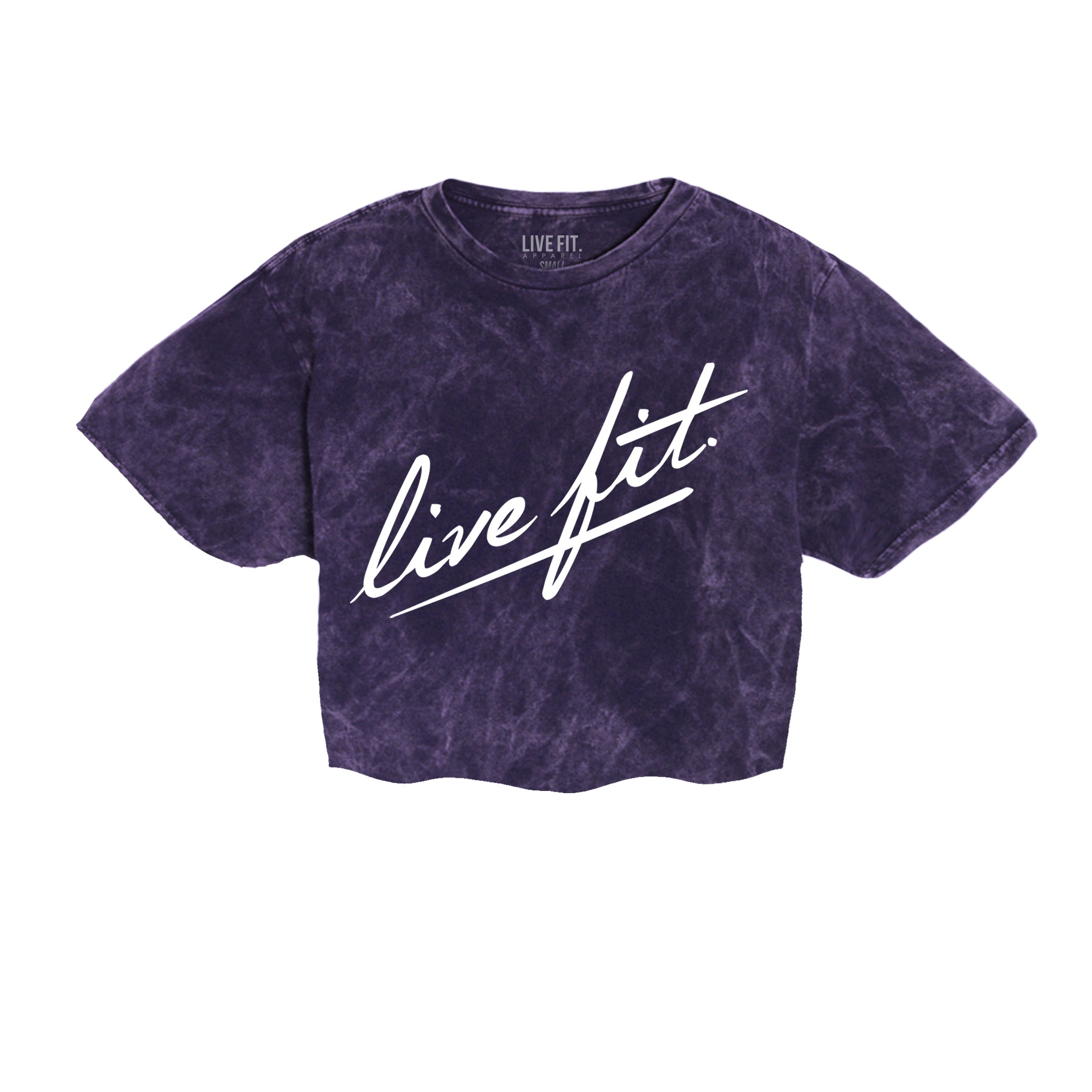 Strike Crop Tees - Purple Cloud