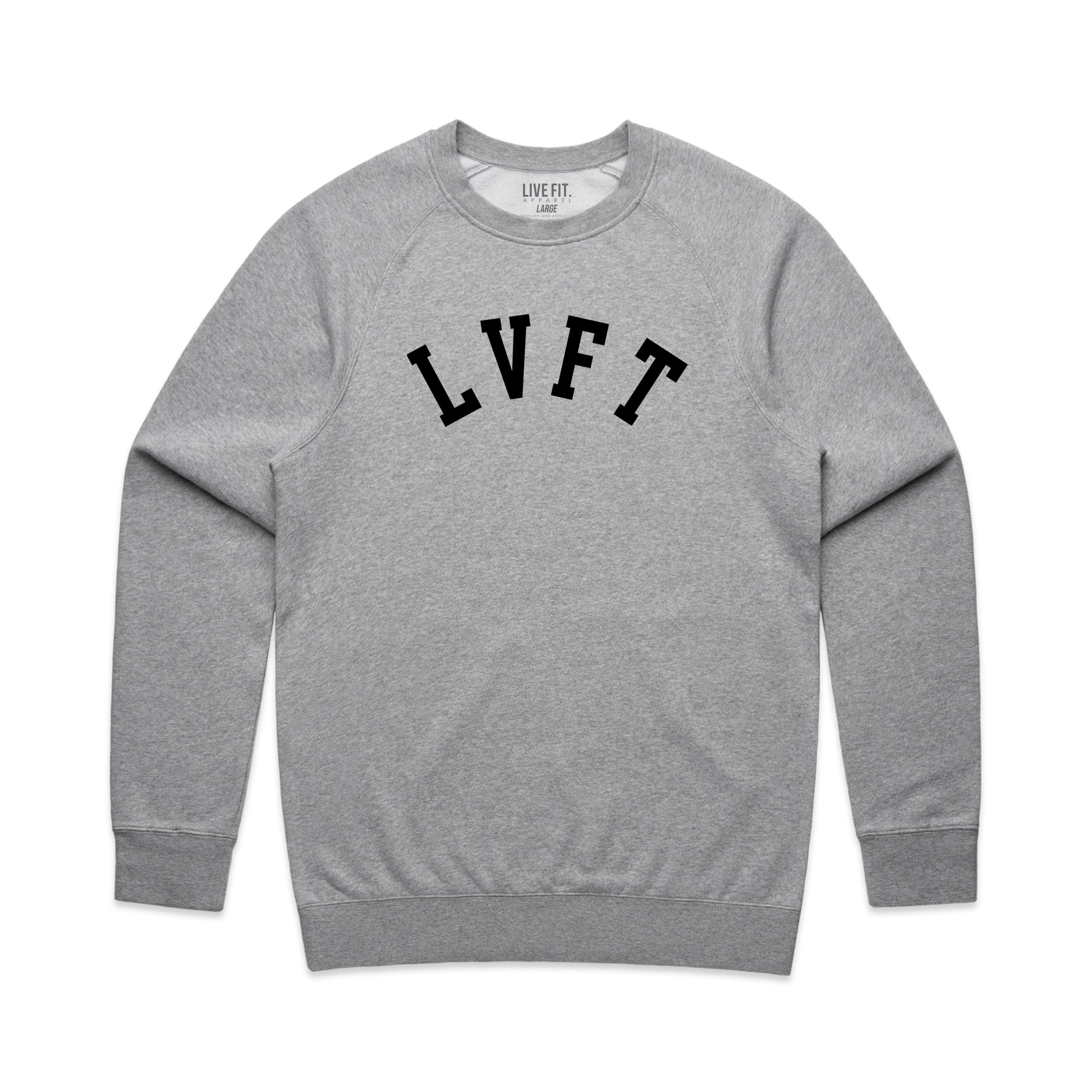 Academy Crewneck - Heather Grey