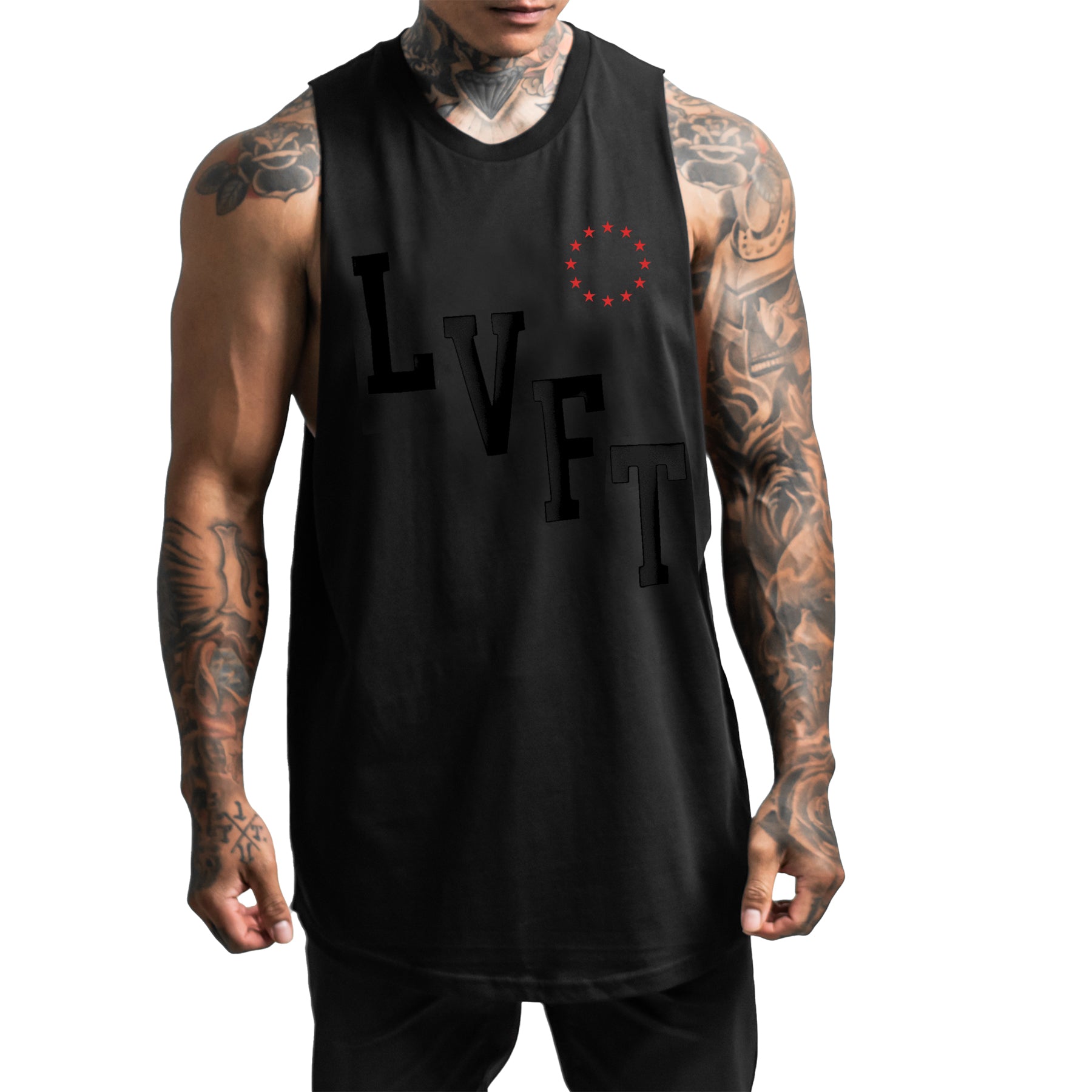 All Star Blackout Raw Cut Tank