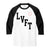 All Star Raglan Tee - White / Black