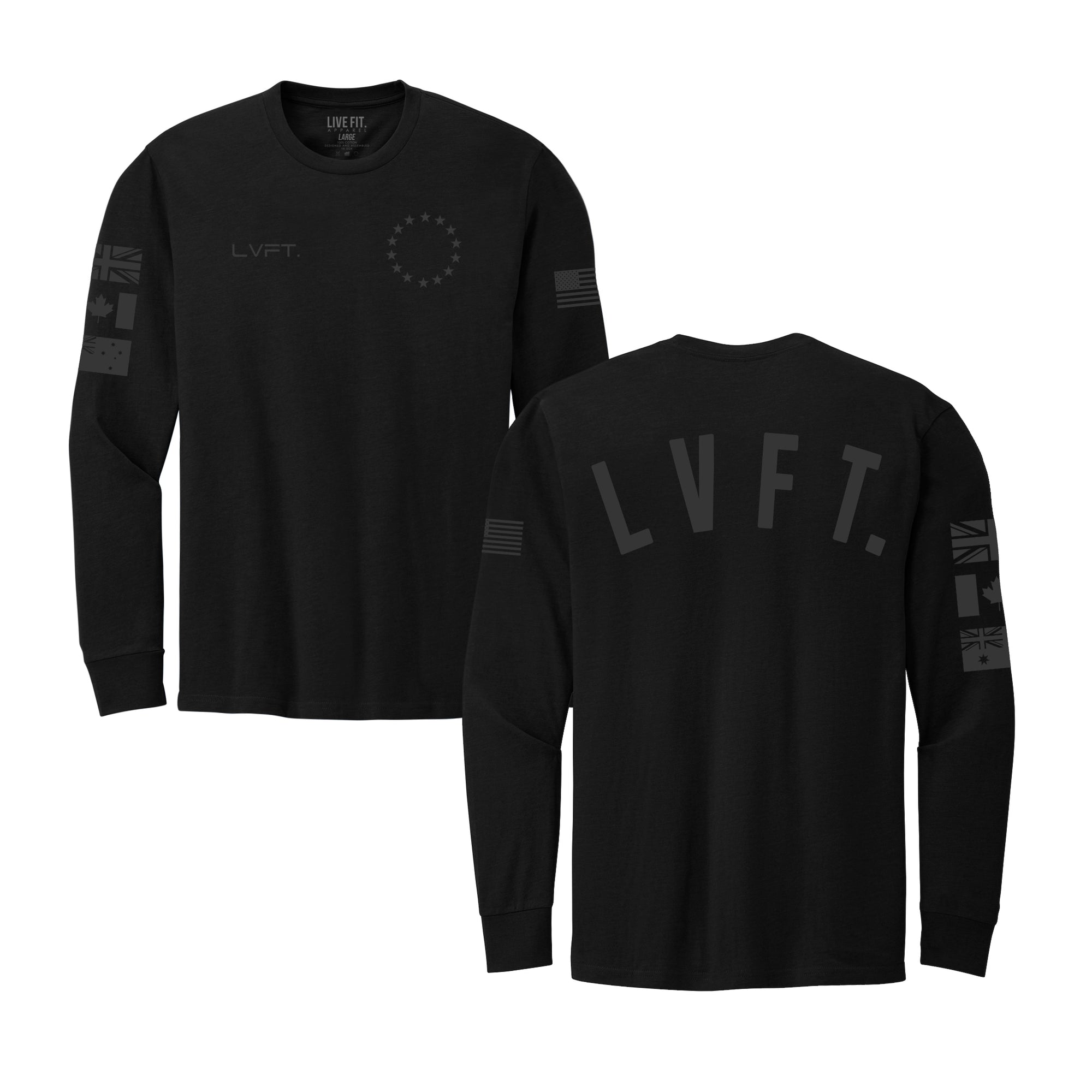 Athlete Long Sleeve - Black/Black