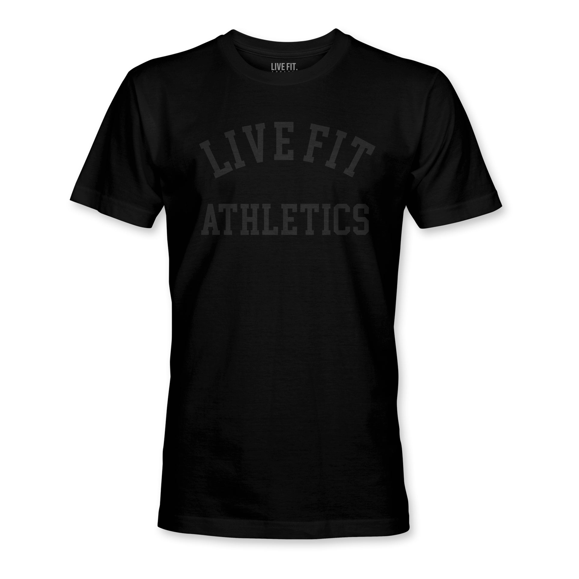 Livefit Athletics Tee - Black/Black