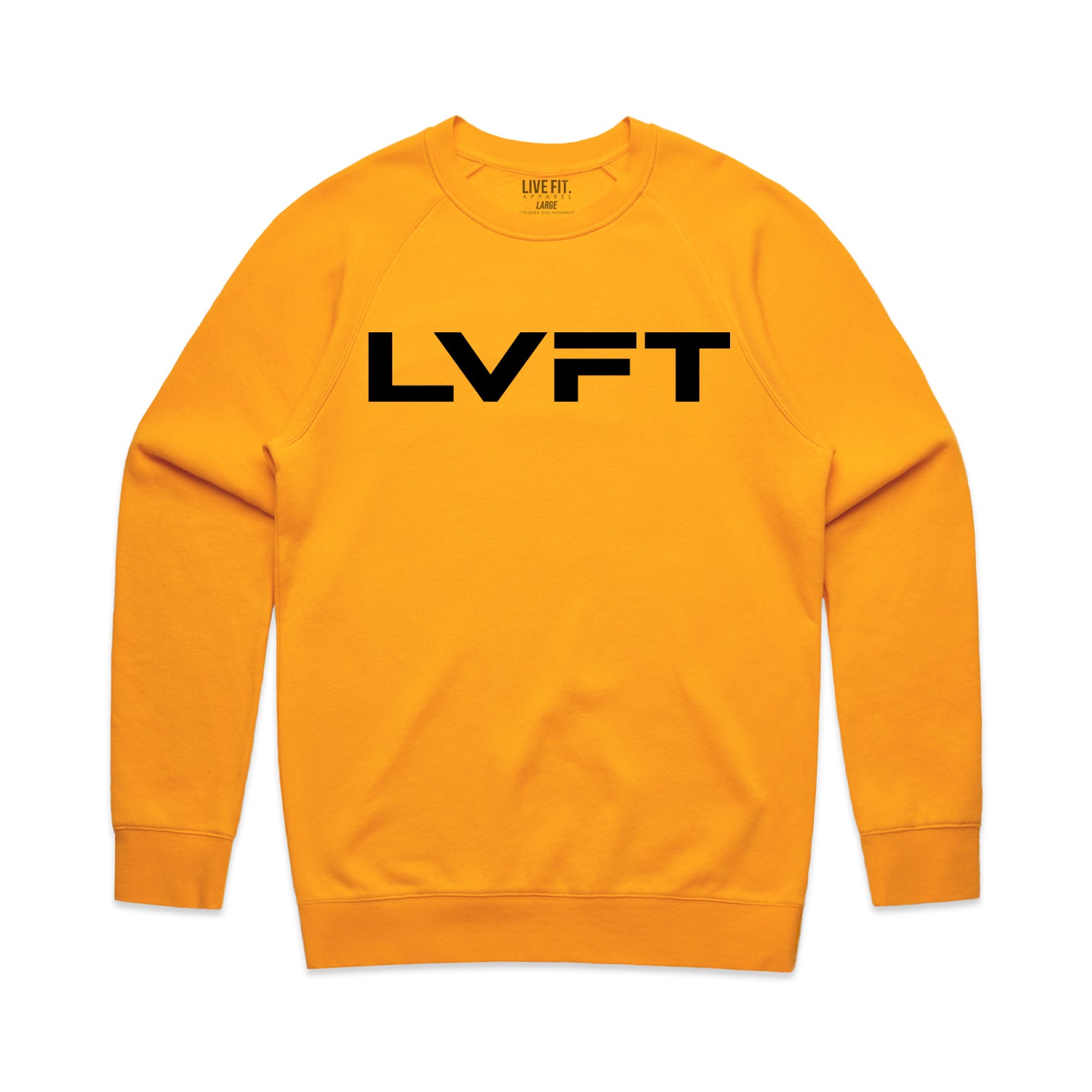 Bold Slate Crewneck - Gold