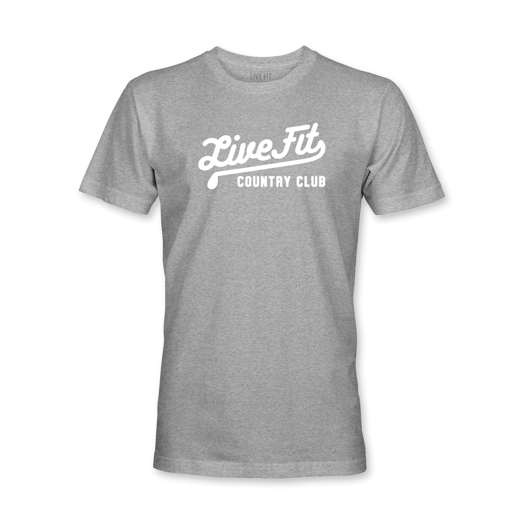 Country Club Letterman Tee - Heather Grey