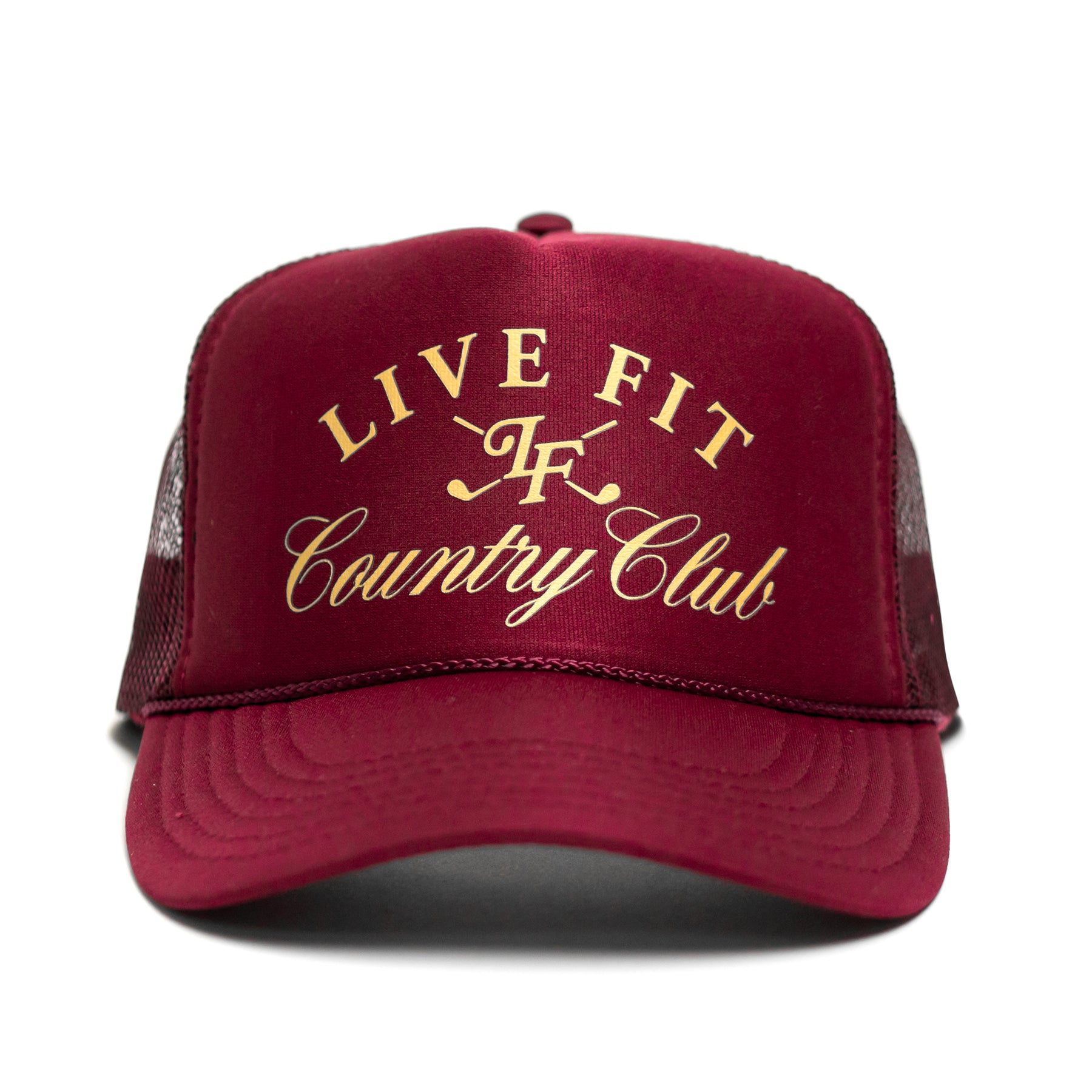 Country Club Foam Trucker - Burgundy