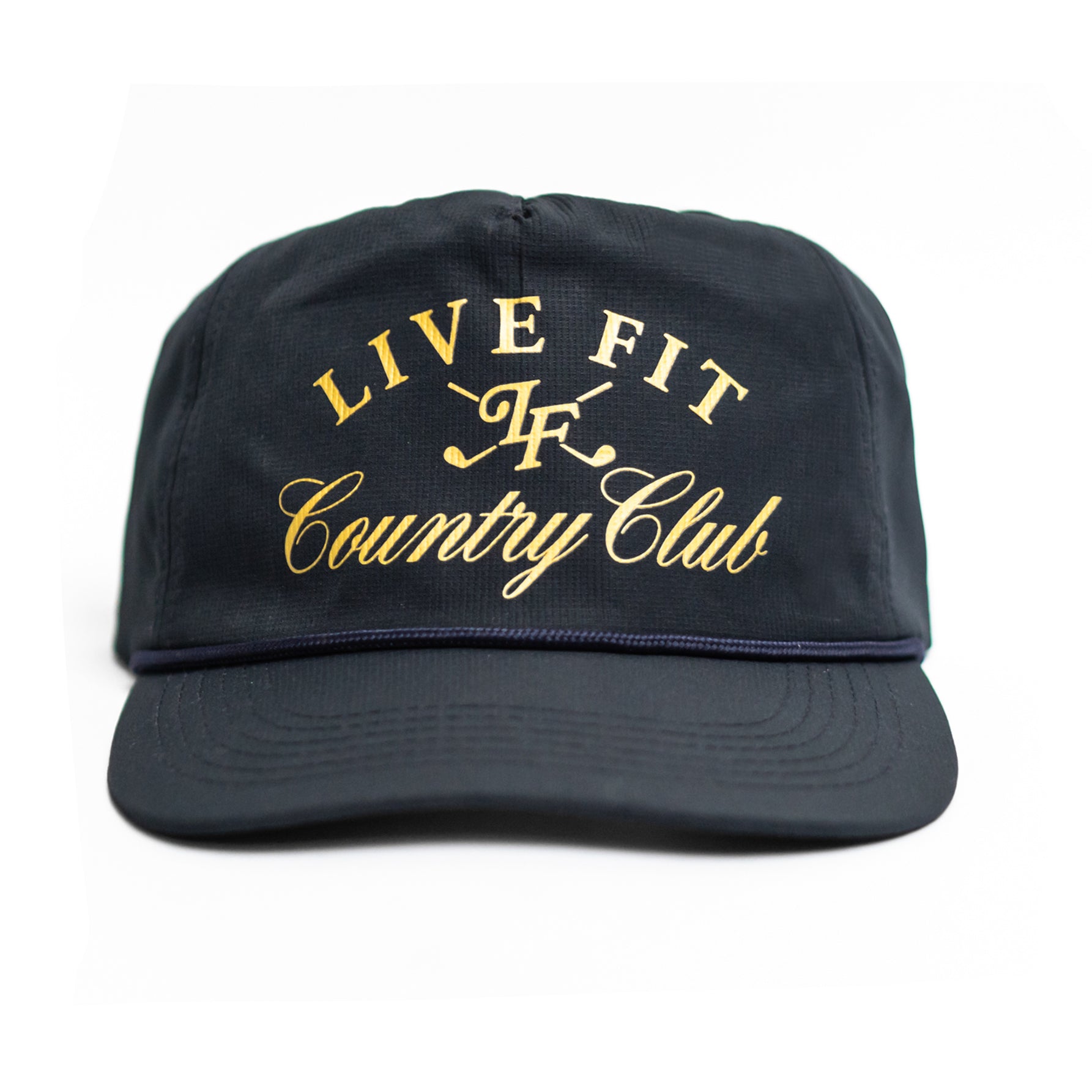 Country Club Ripstop Rope Cap - Navy / Gold