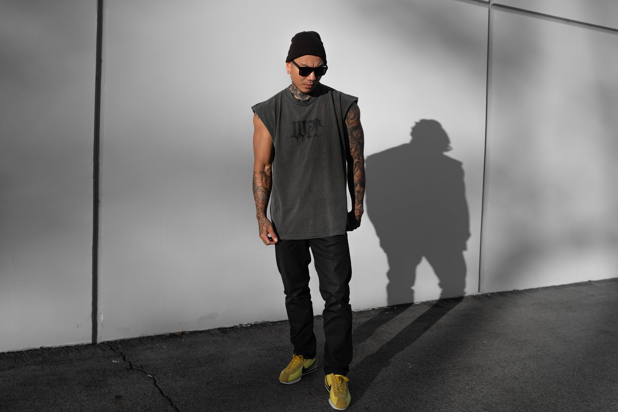 Mystik Blackout Muscle Tank - Concrete