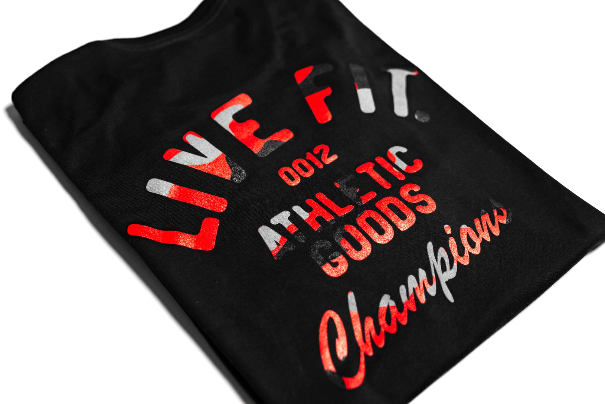 Athletic Goods Tee - Black / Red Camo