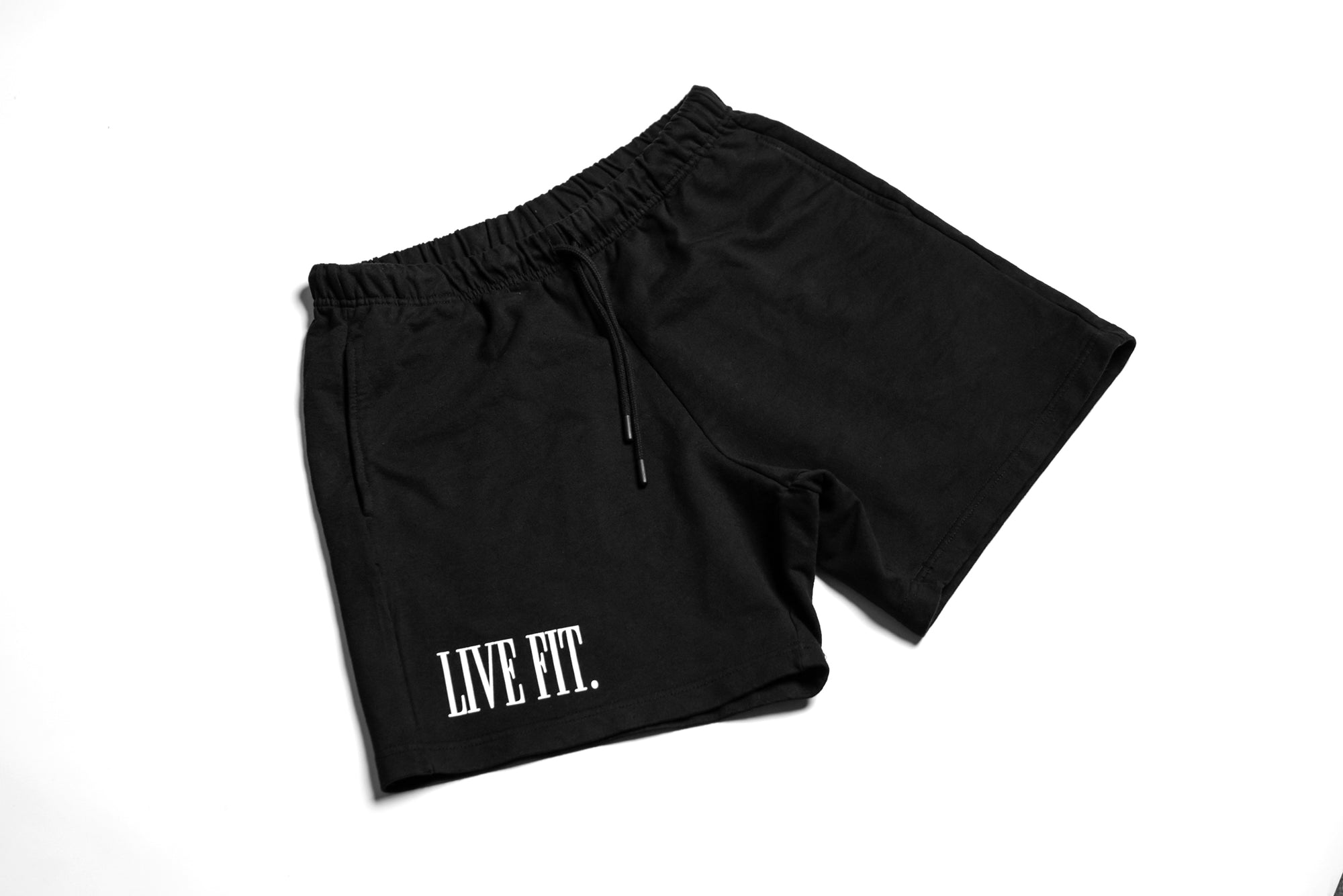 Offset French Terry Shorts - Black