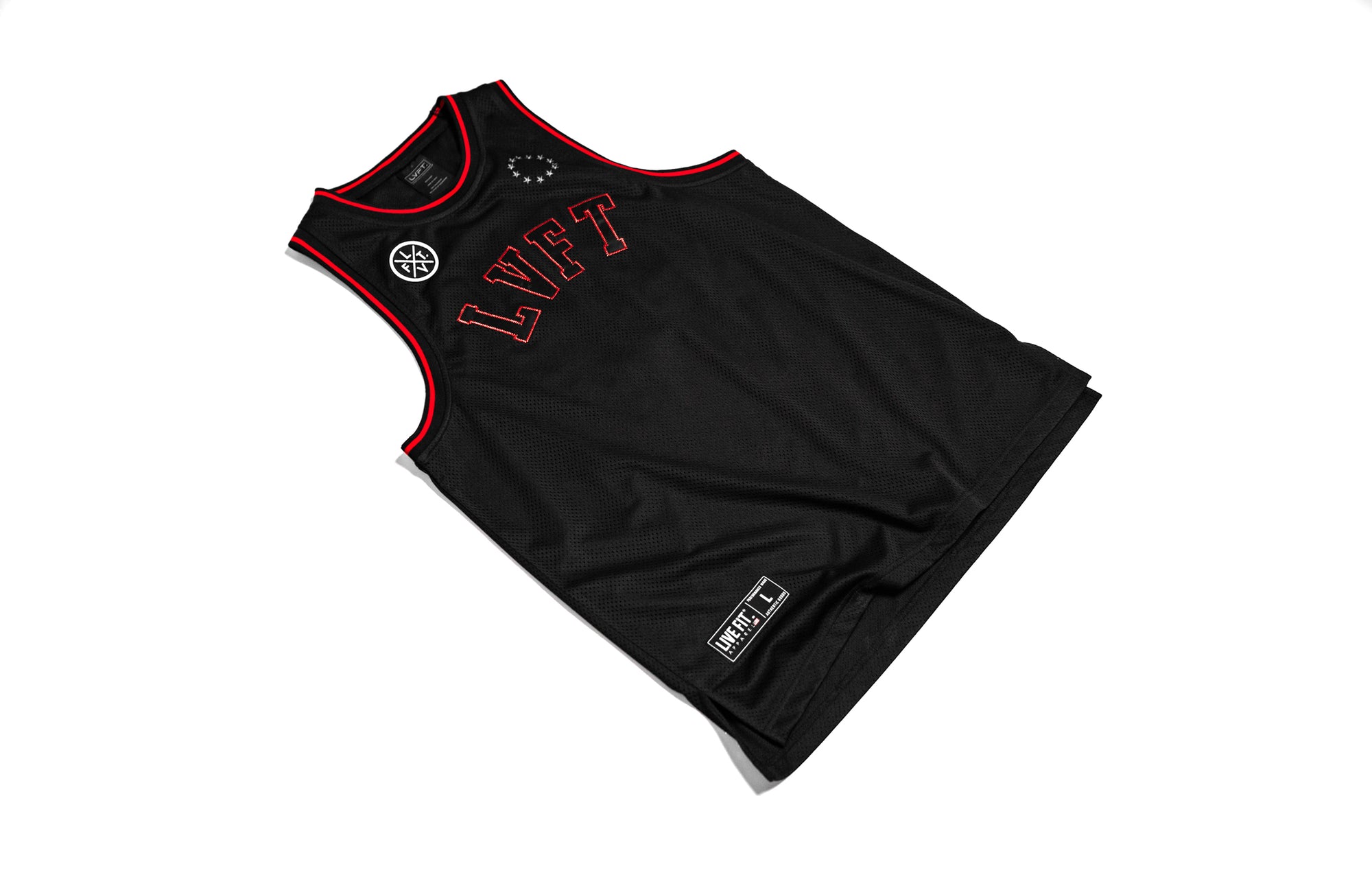 All Star Jersey - Black / Red