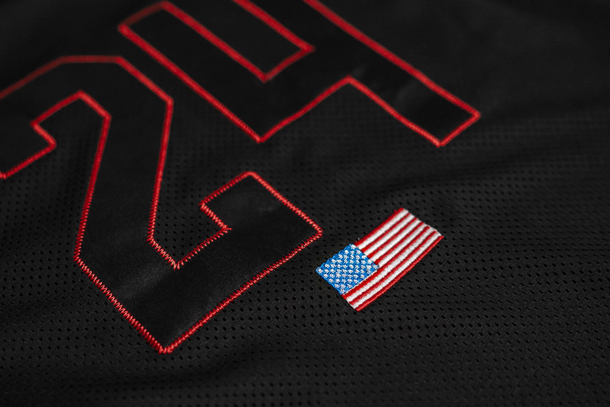 All Star Jersey - Black / Red