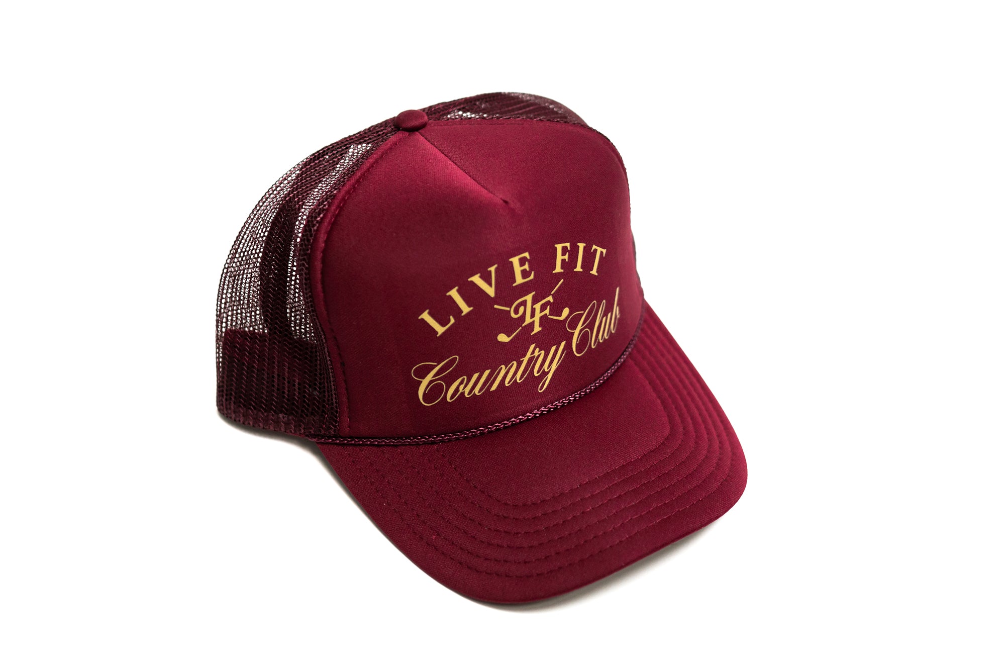 Country Club Foam Trucker - Burgundy