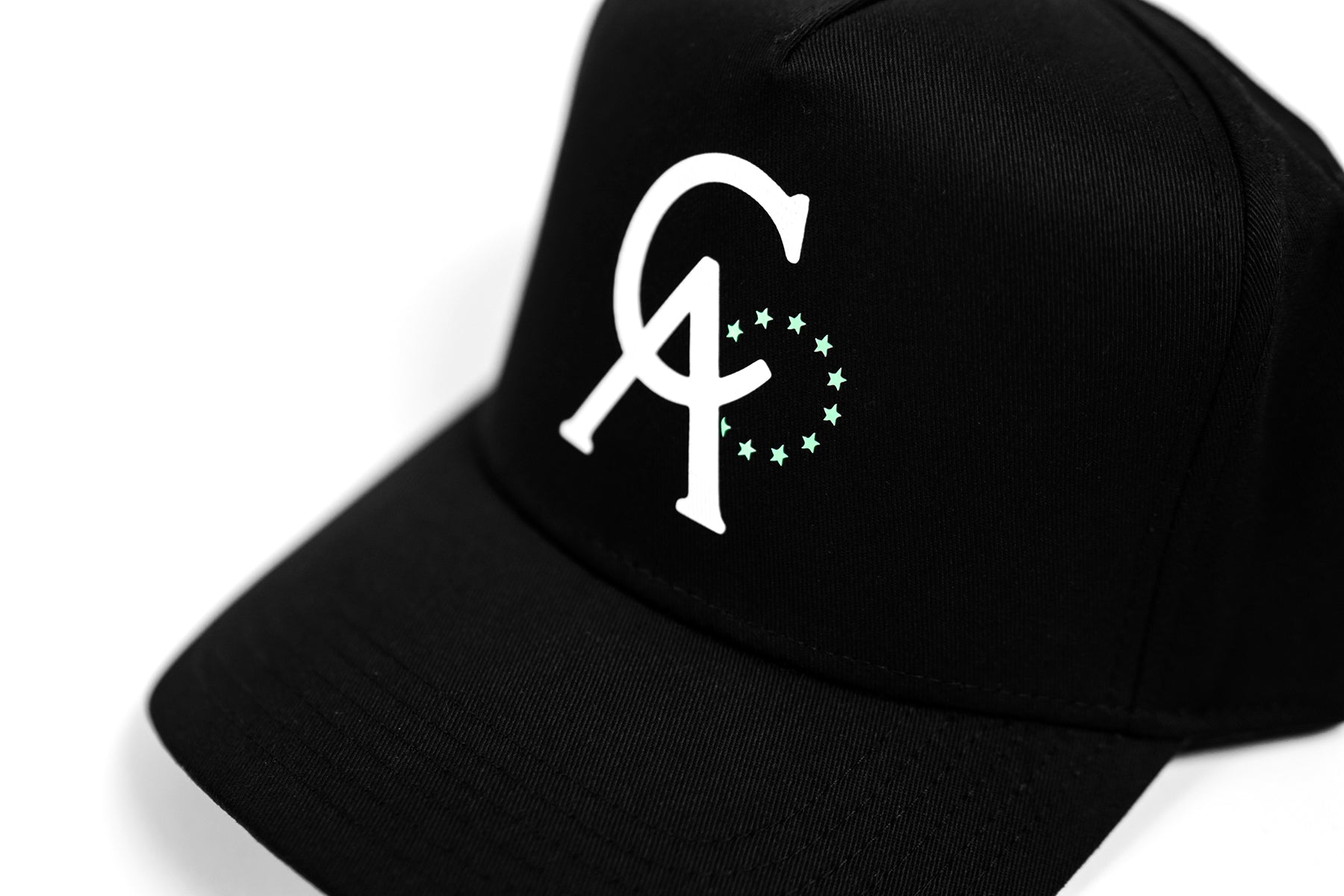 CA 5 Panel Cap - Black / Mint