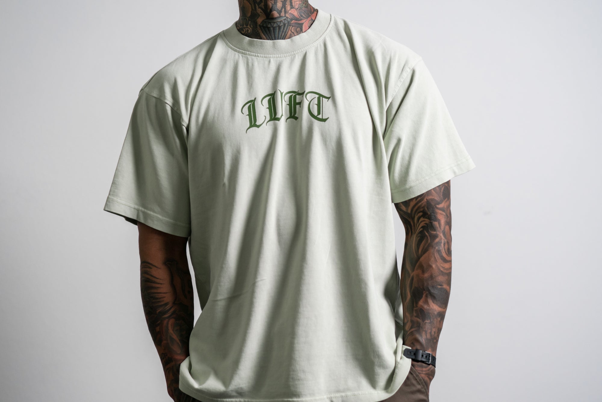 Gotham Oversized Tee - Sage