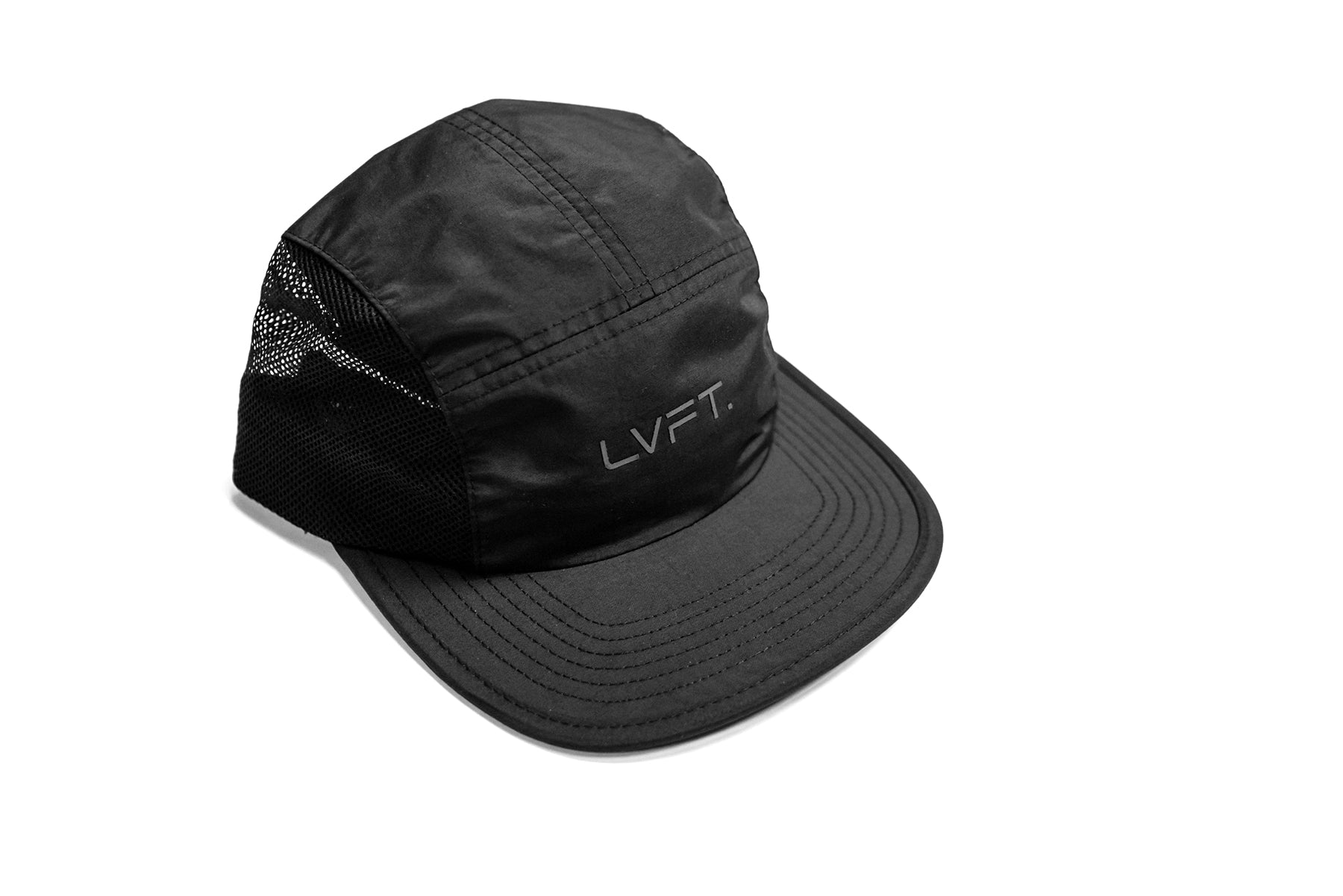 LVFT. Track Cap - Black / Black Reflective