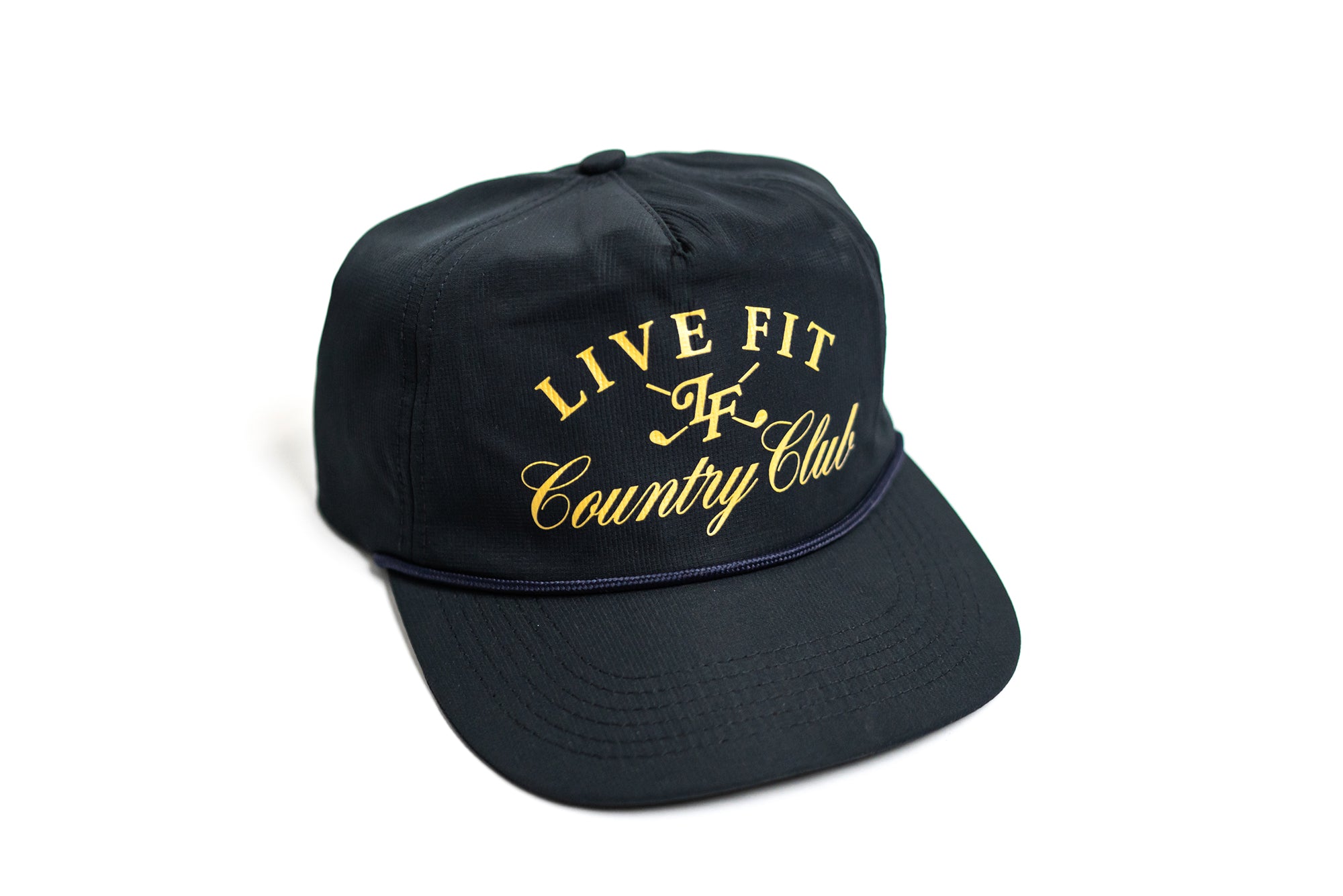 Country Club Ripstop Rope Cap - Navy / Gold