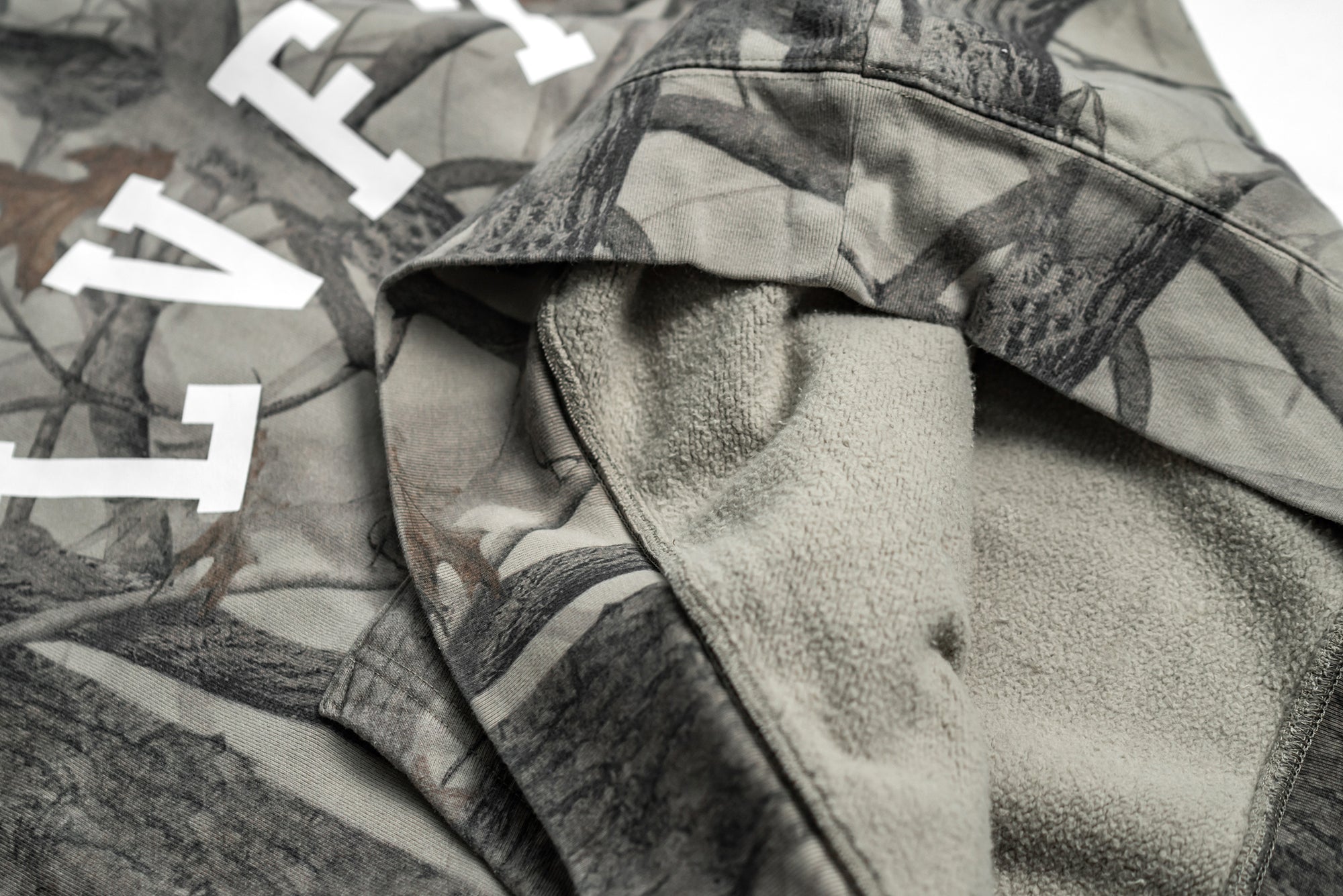 Tree Camo Varsity Heavyweight Pullover