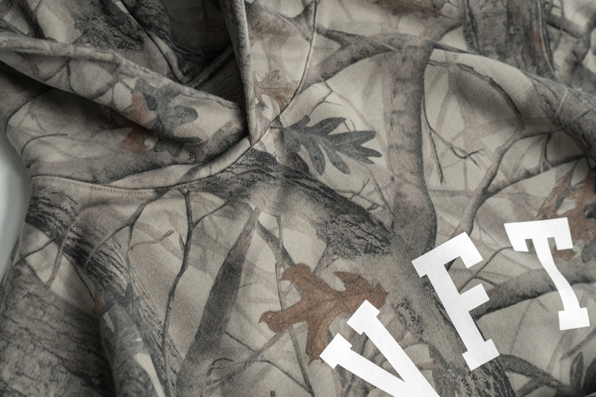 Tree Camo Varsity Heavyweight Pullover