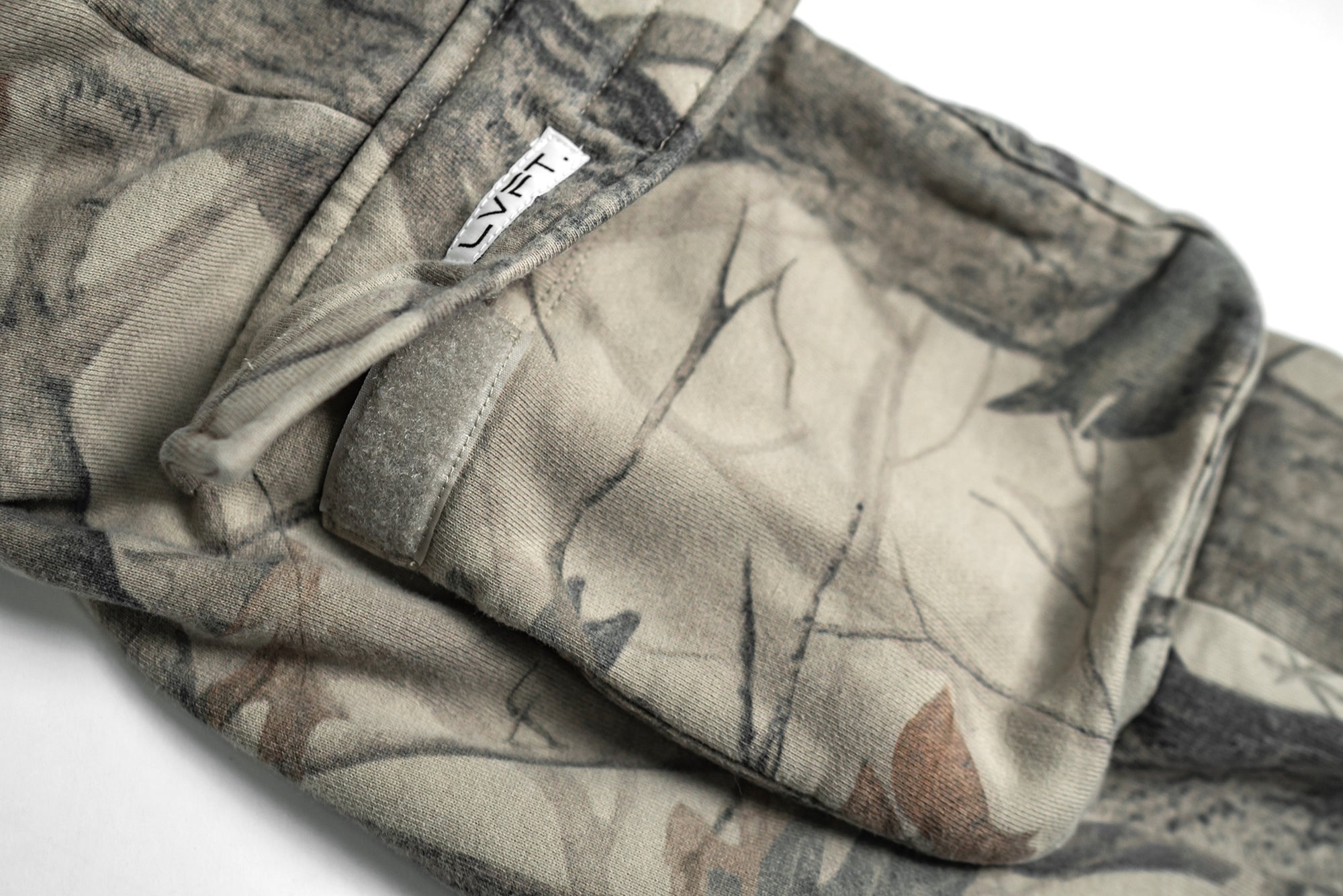 Tree Camo Heavyweight Fleece Cargos