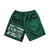 Doodles Mesh Shorts - Pine Green