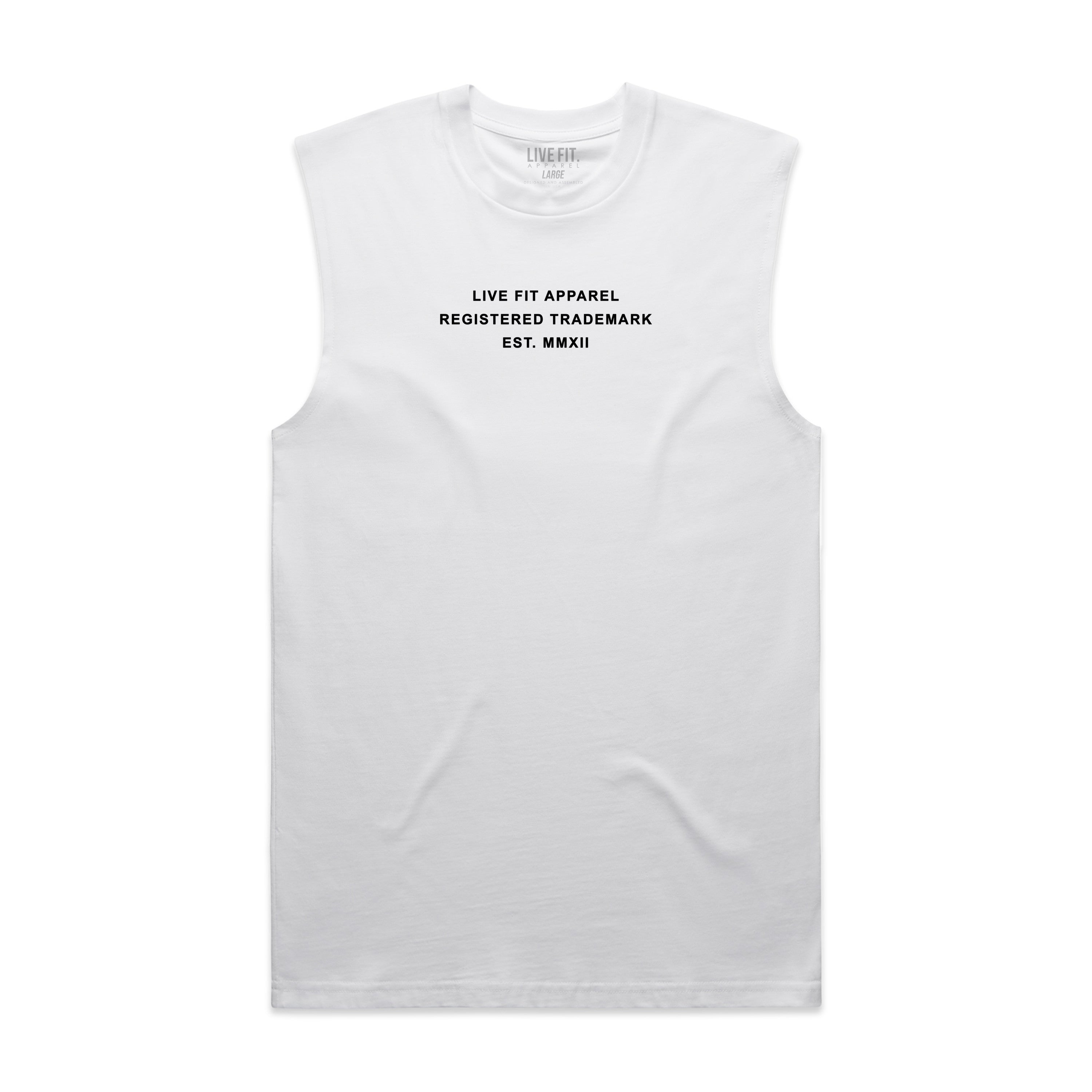 EST. Muscle Tank - White