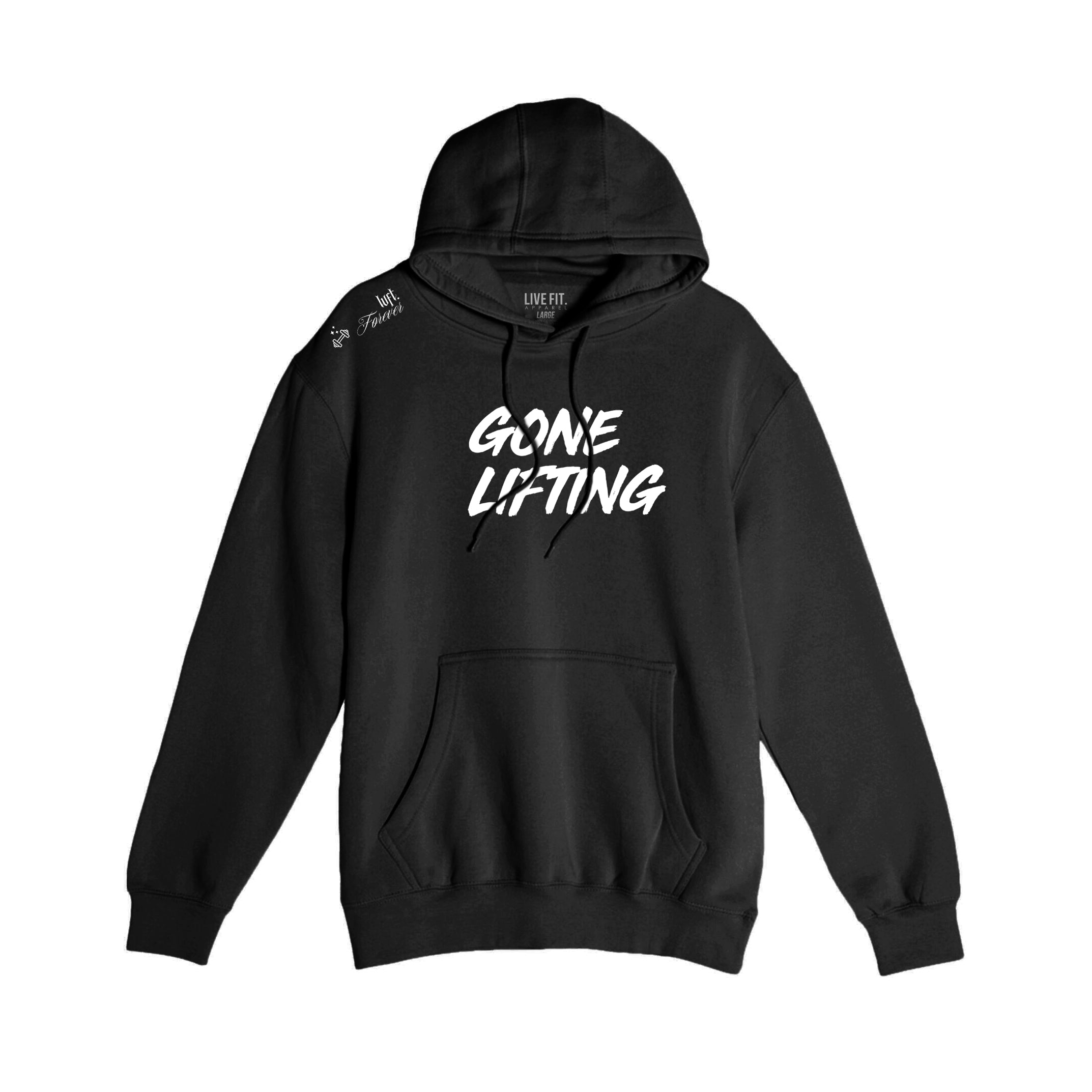 Gone Lifting Hoodies - Black