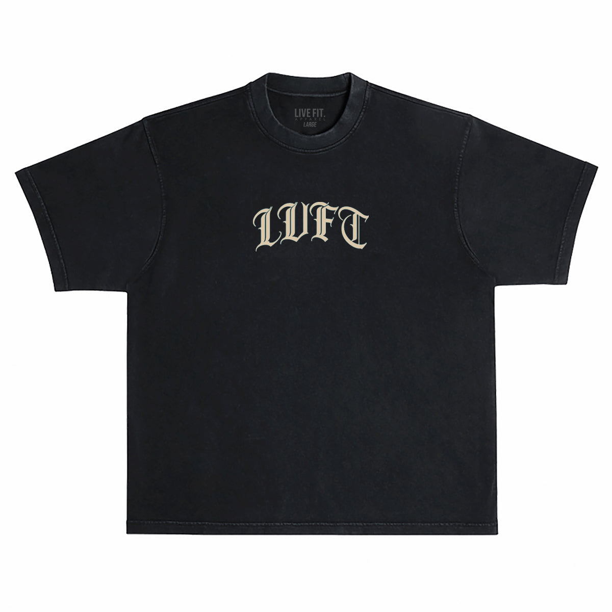 Gotham Oversized Tee - Vintage Black / Khaki