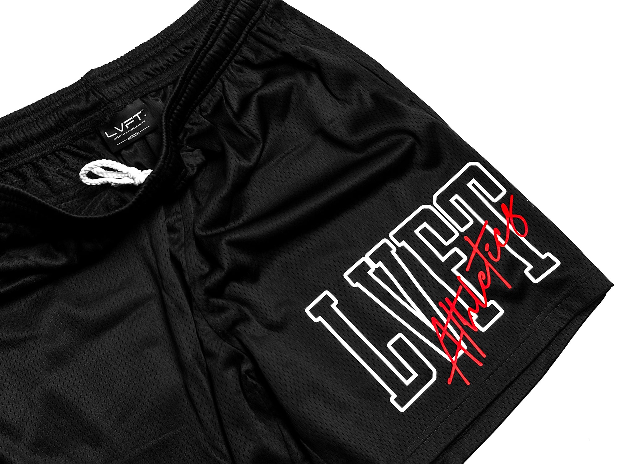 Field Rec Mesh Shorts - Black / White