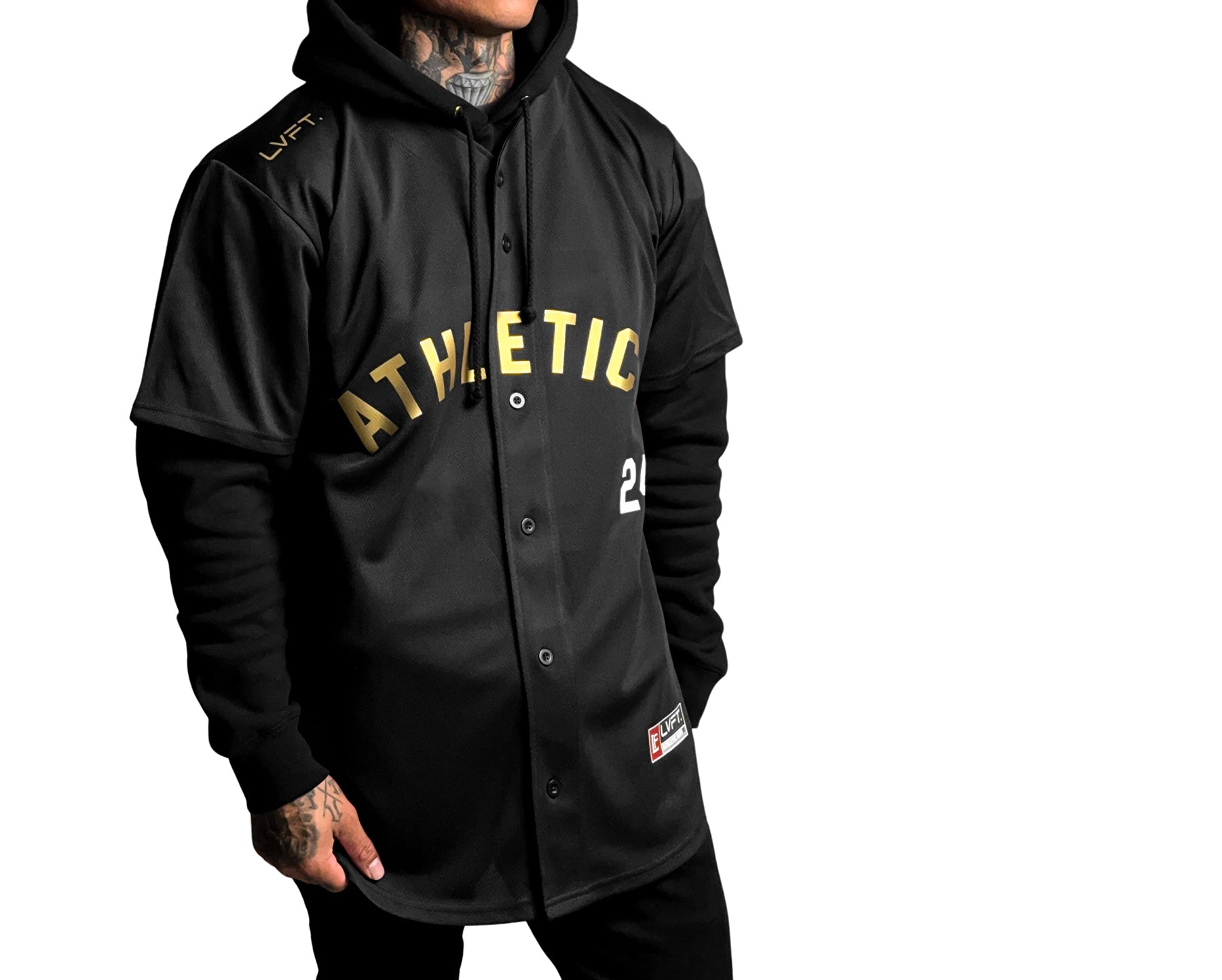 Athletics Baseball Jersey - Black/Gold