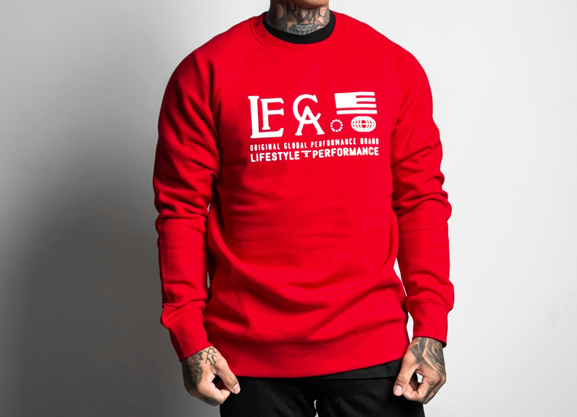 Worldwide Trademark Crewneck - Red