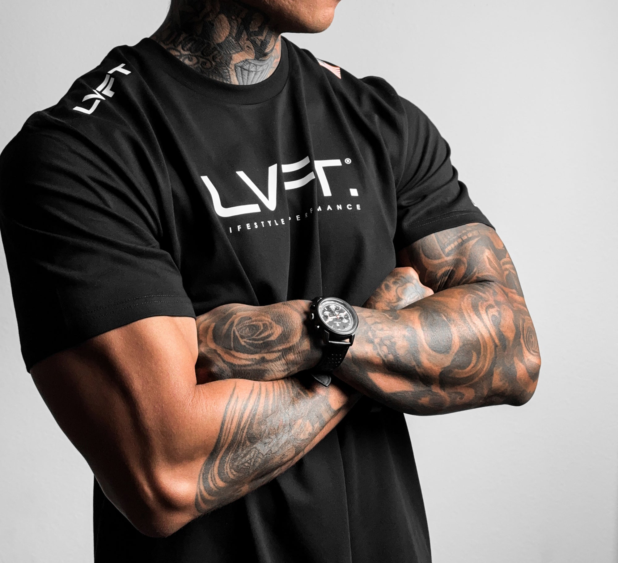 Team LVFT Scallop Tee - Black