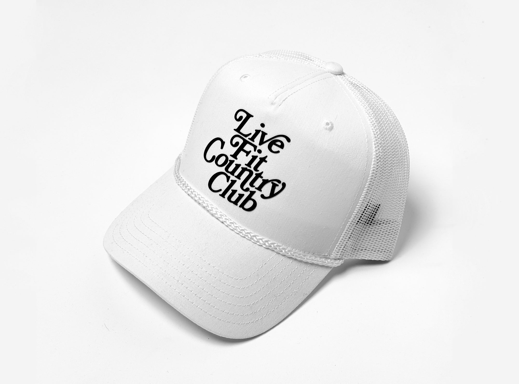 Live Fit. Country Club Trucker - White