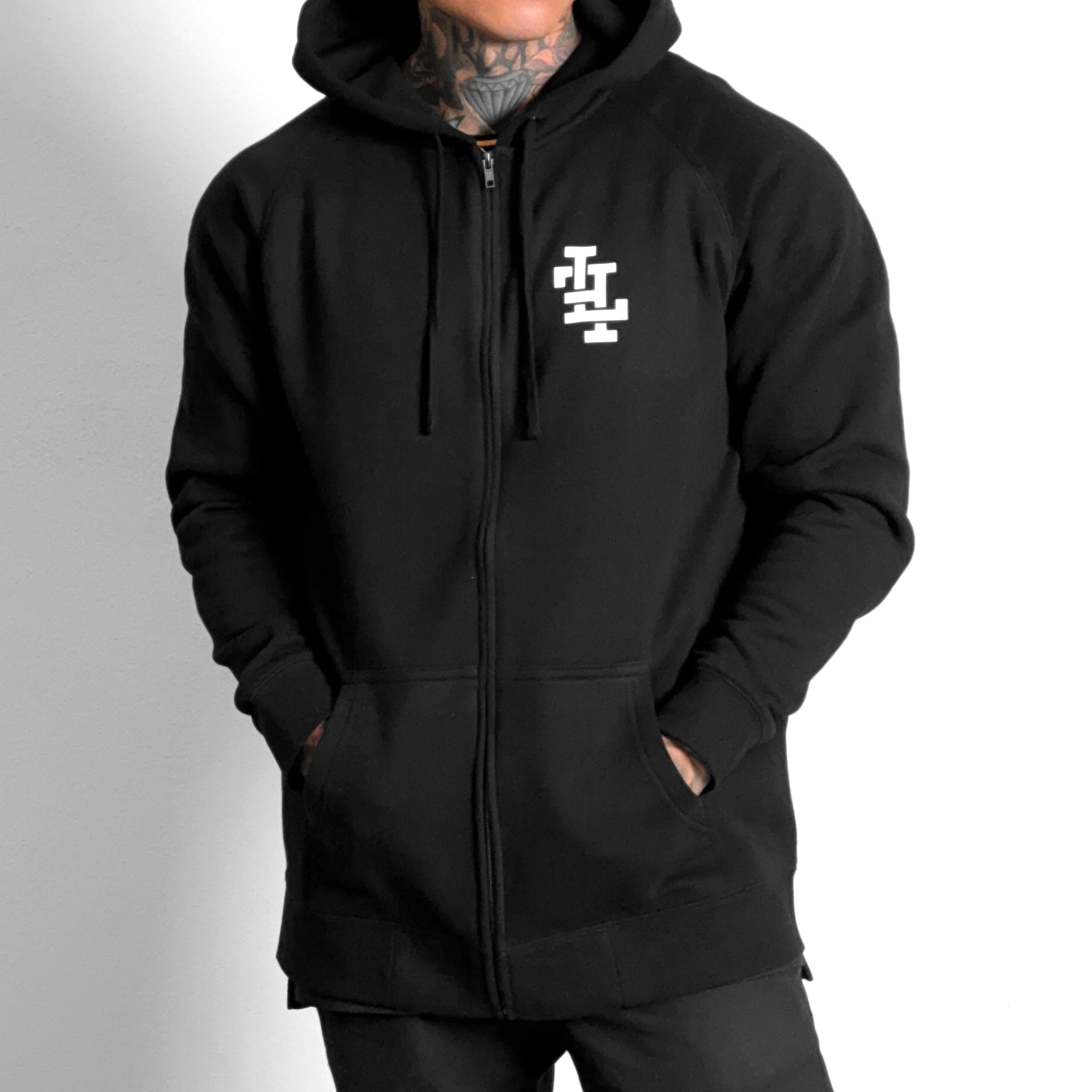 Athletic Dept. Zip-Up Hoodie - Black