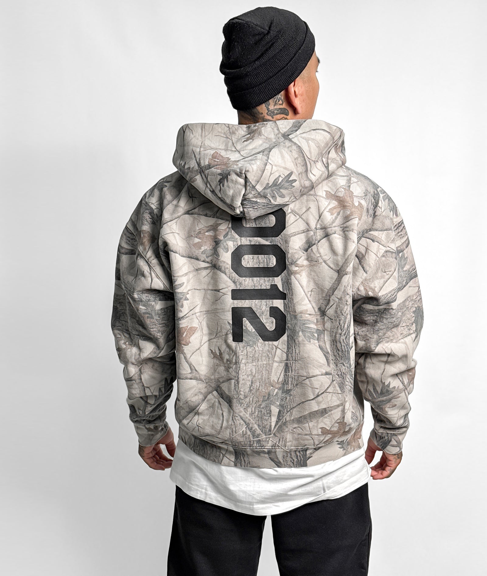 Tree Camo 0012 Heavyweight Zip Up Hoodie