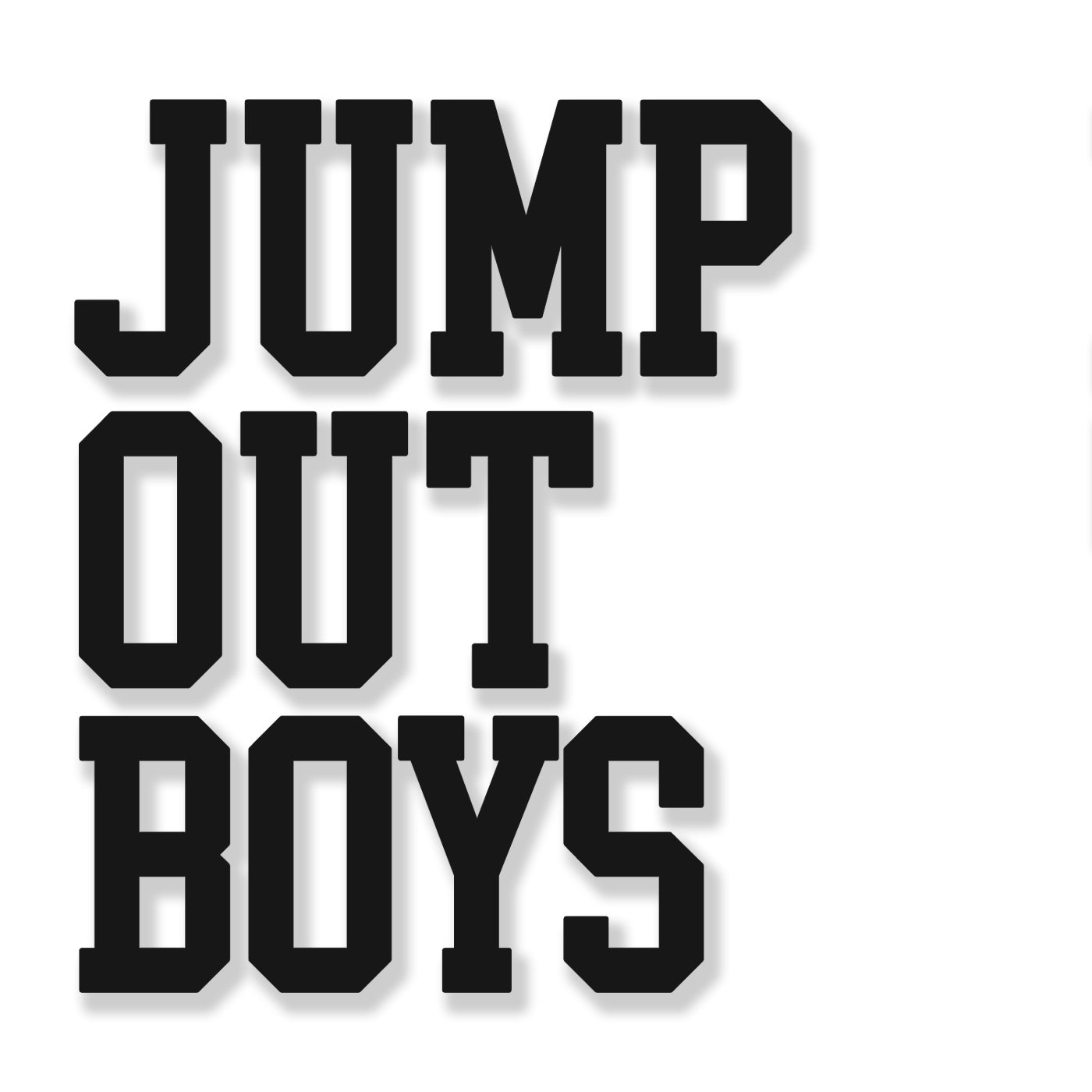 Jump Out Boys 2 Decal