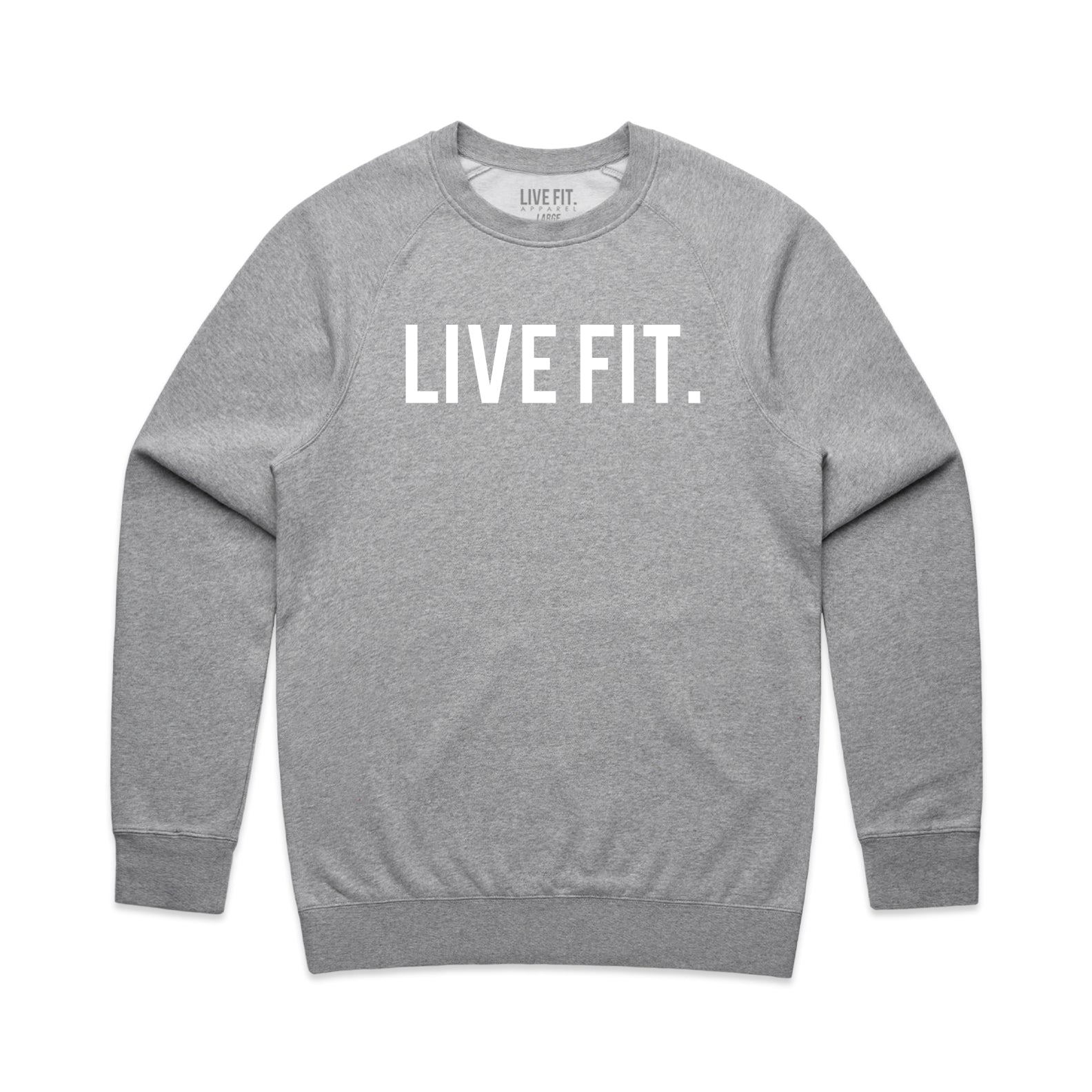 Live Fit. Original Crewneck - Heather Grey