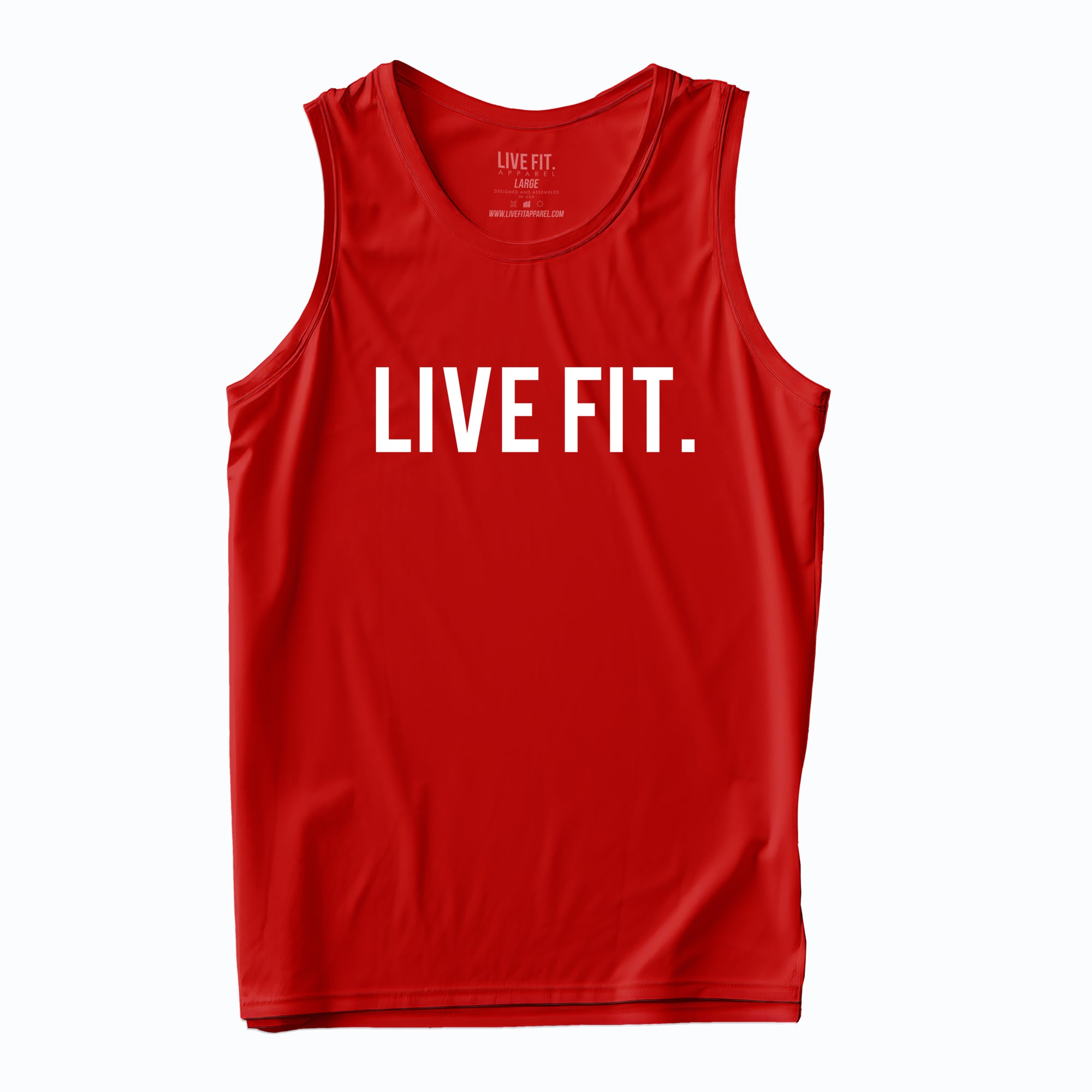 Live Fit Original Tank - Red