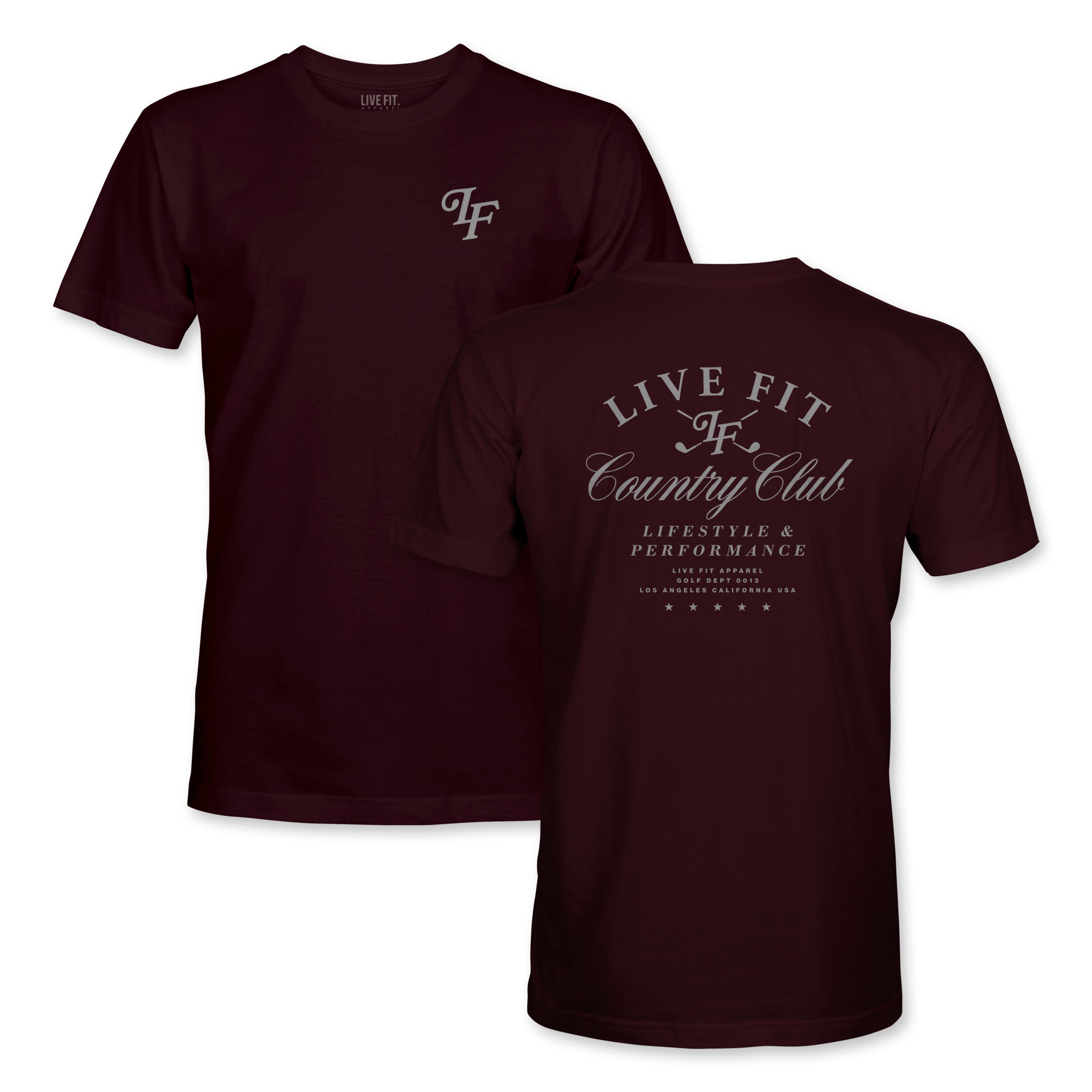 Members Tee - Oxblood