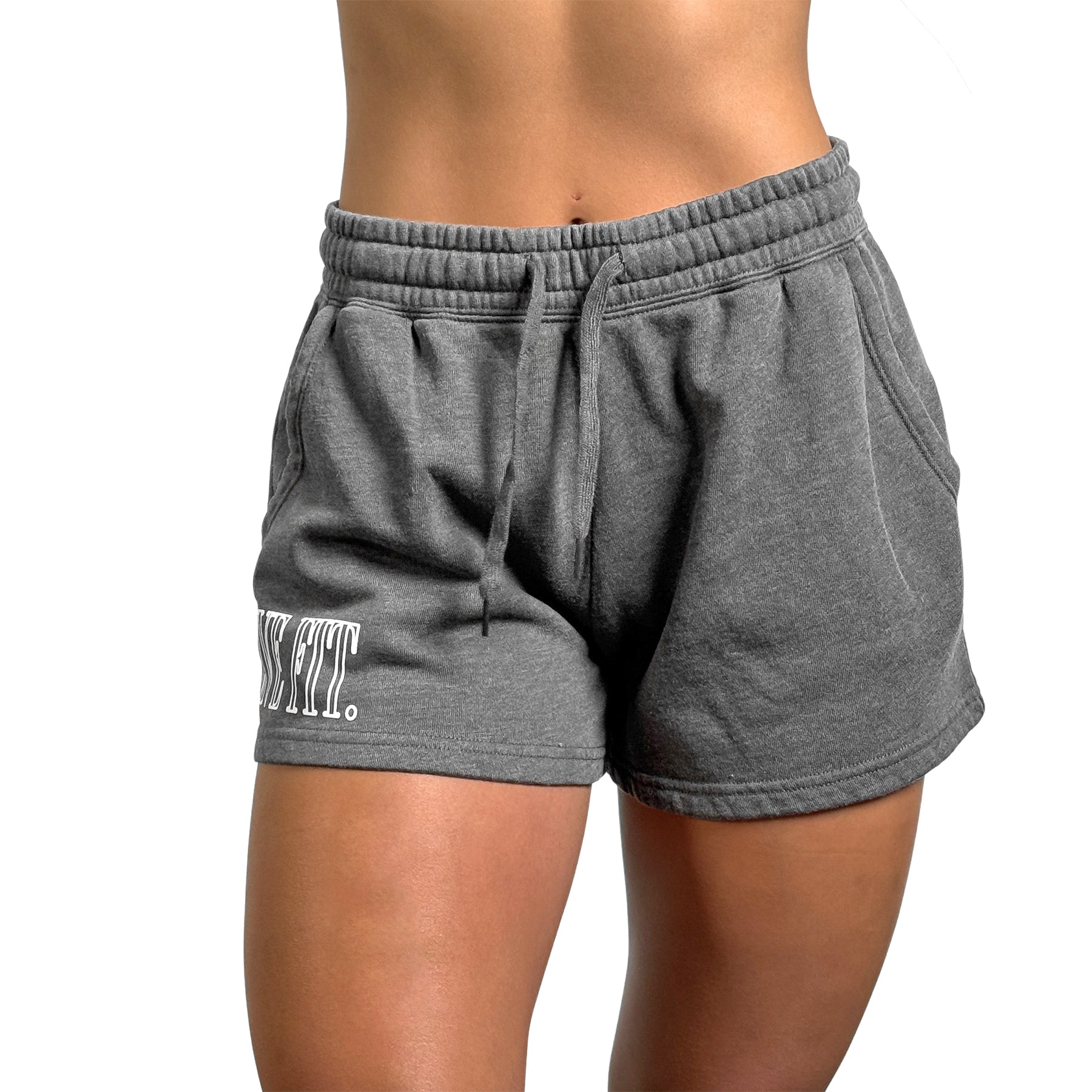 Offset Sweat Shorts - Shadow