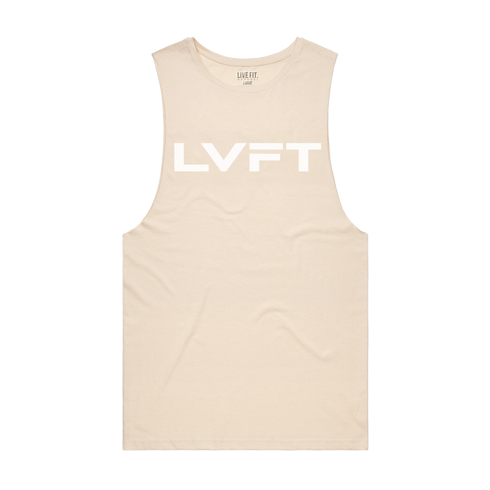 Raw Slate Tank - Ecru / White