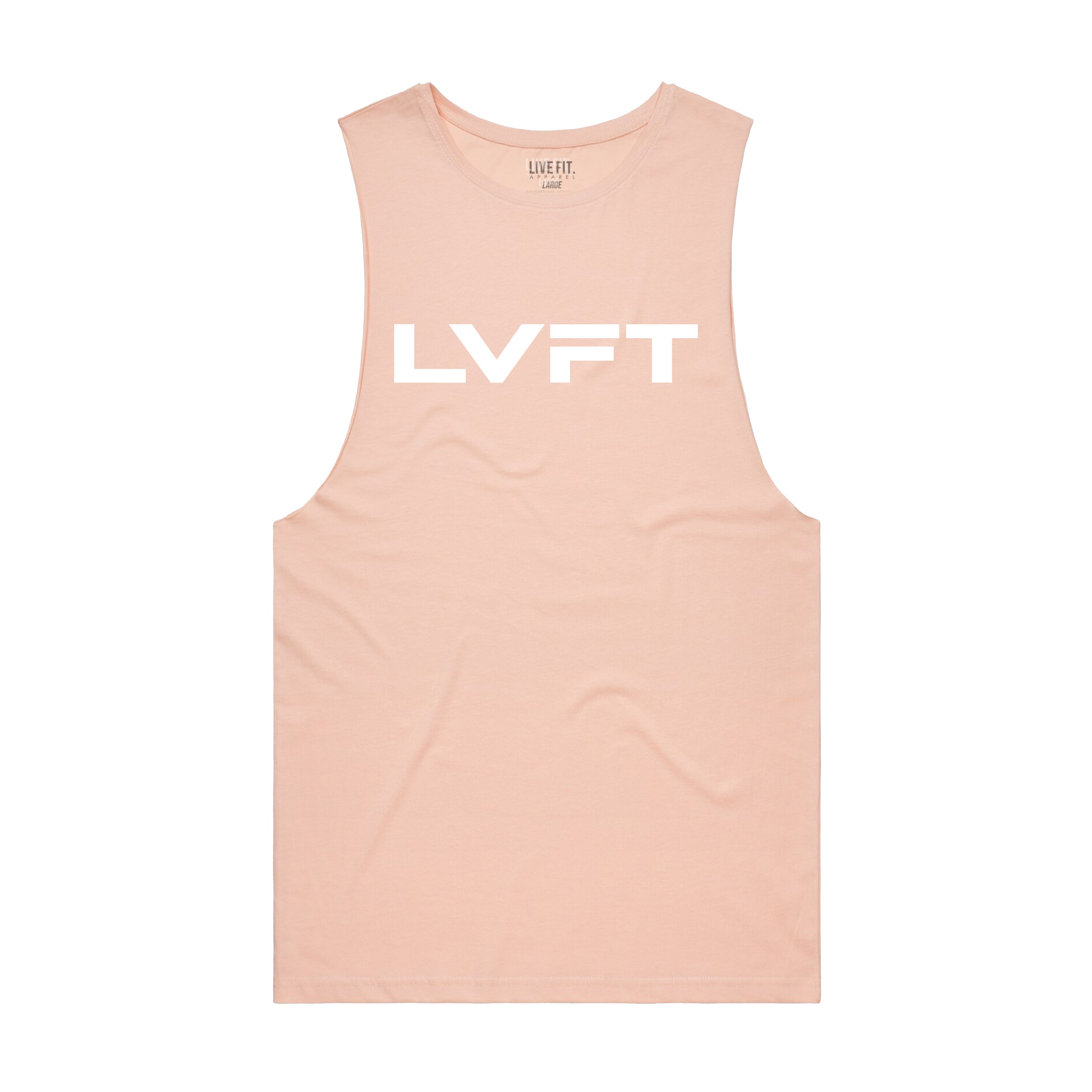 Raw Slate Tank - Pale Pink