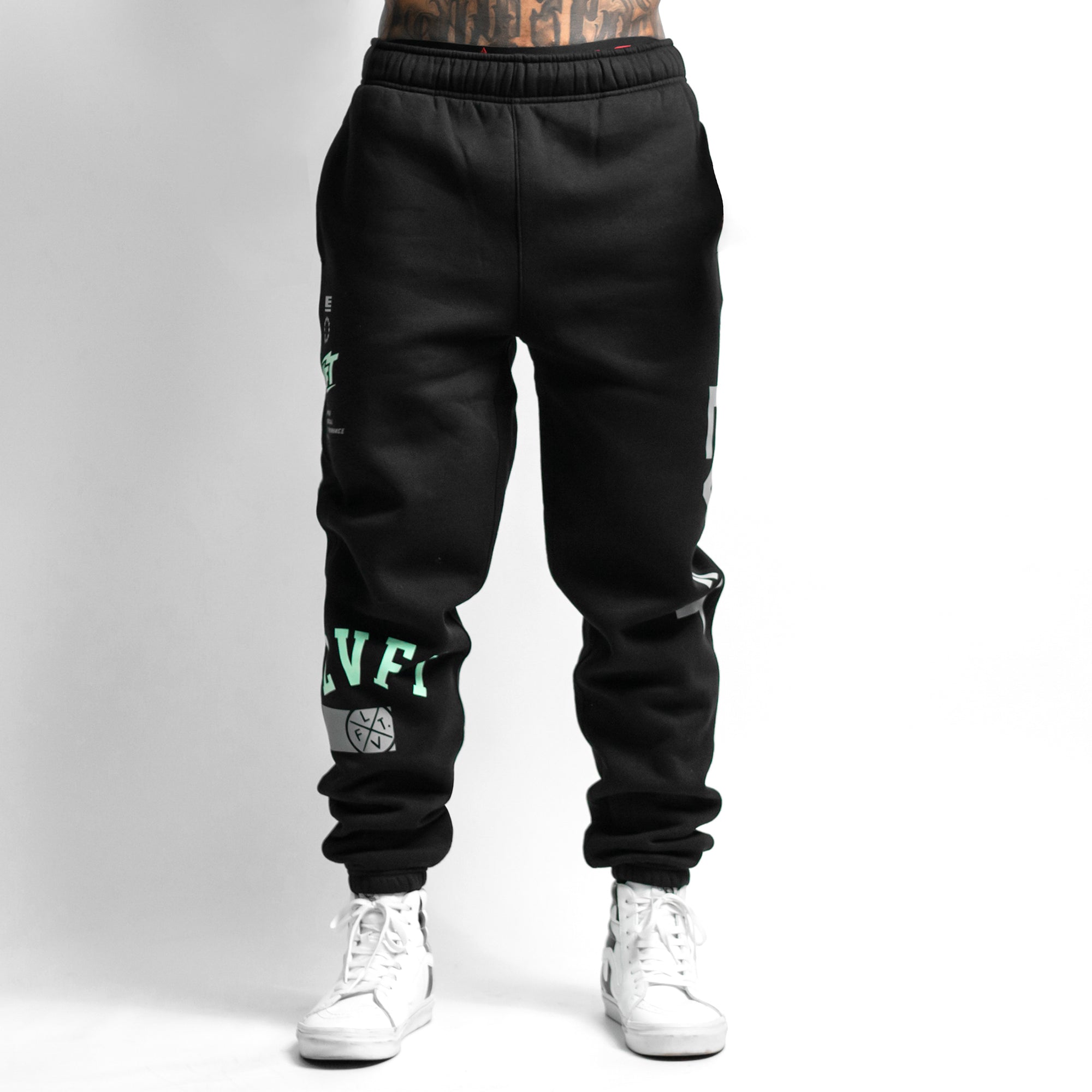 Recharge Sweat Pants - Black Mint