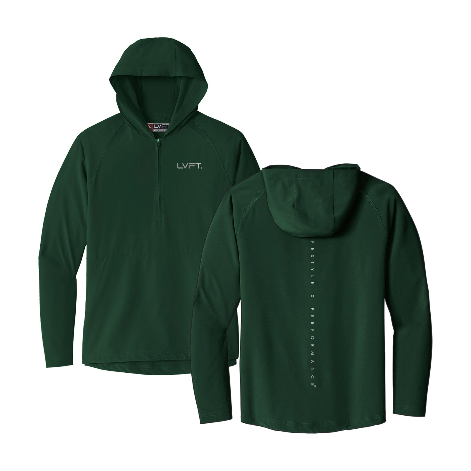 Repeat Tech Half Zip - Green