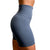 Seamless Athletic Shorts - Harbor Blue