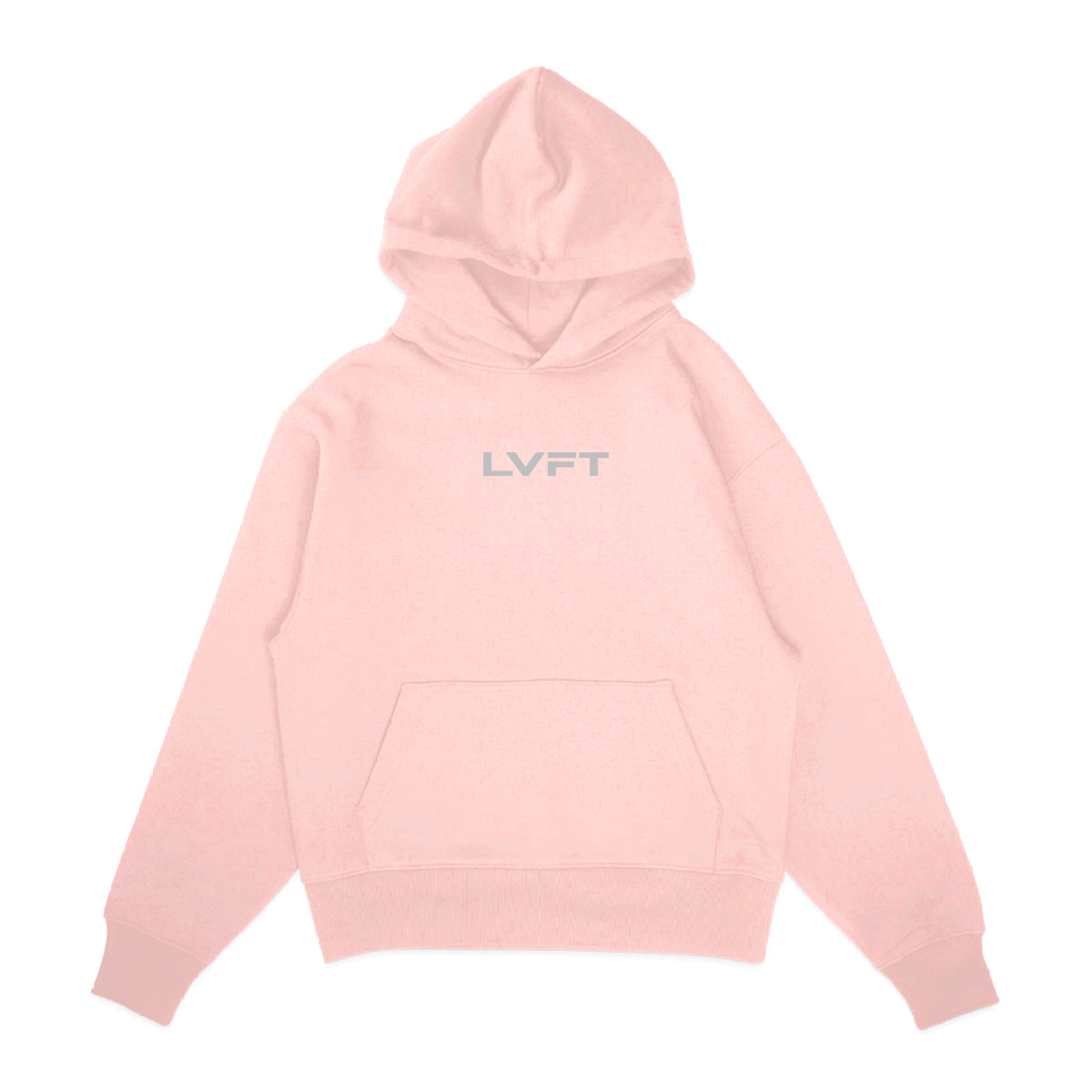 Slate Pullover Hoodie - Salmon / Grey