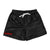 Slate Running Shorts - Black / Red