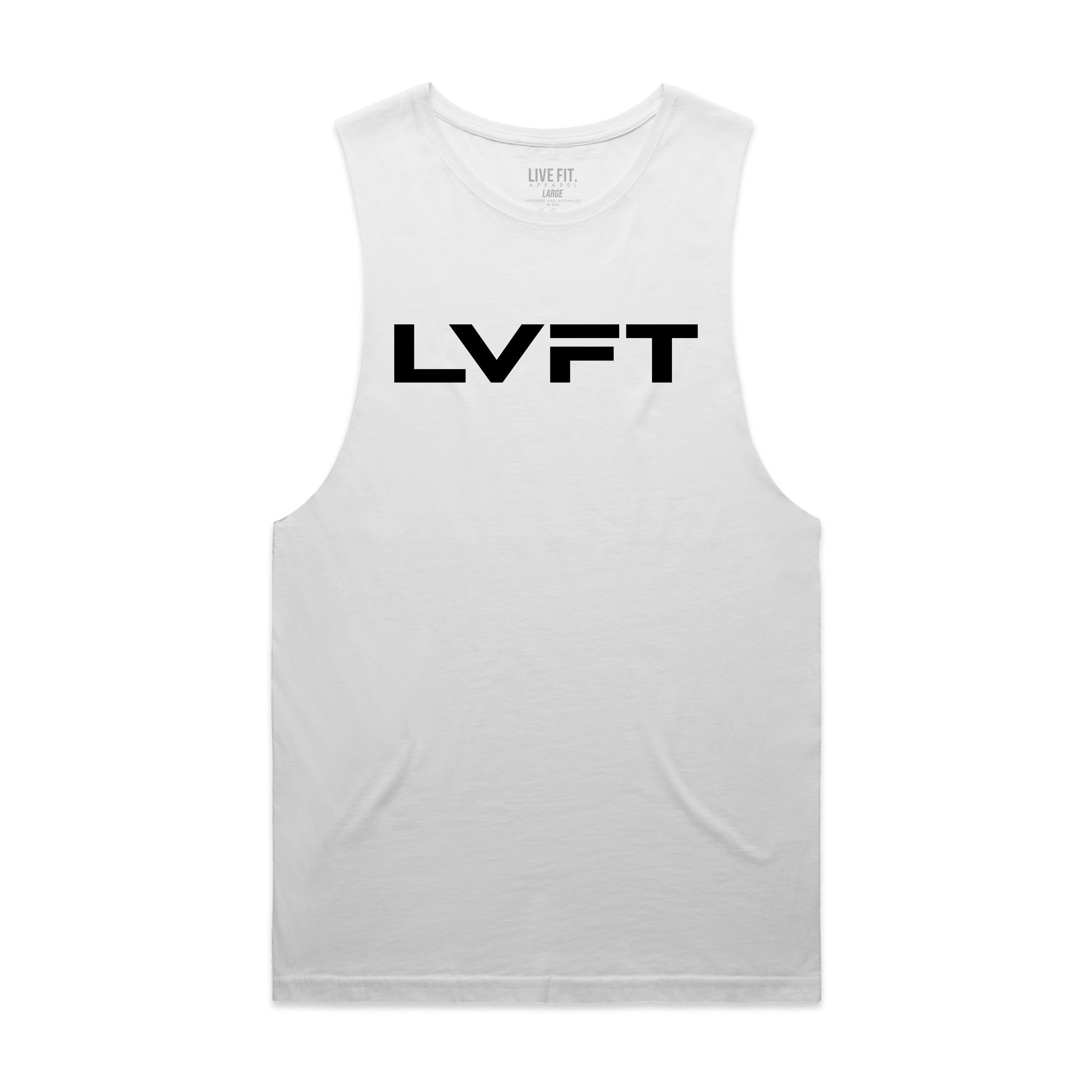 Raw Slate Tank - White / Black