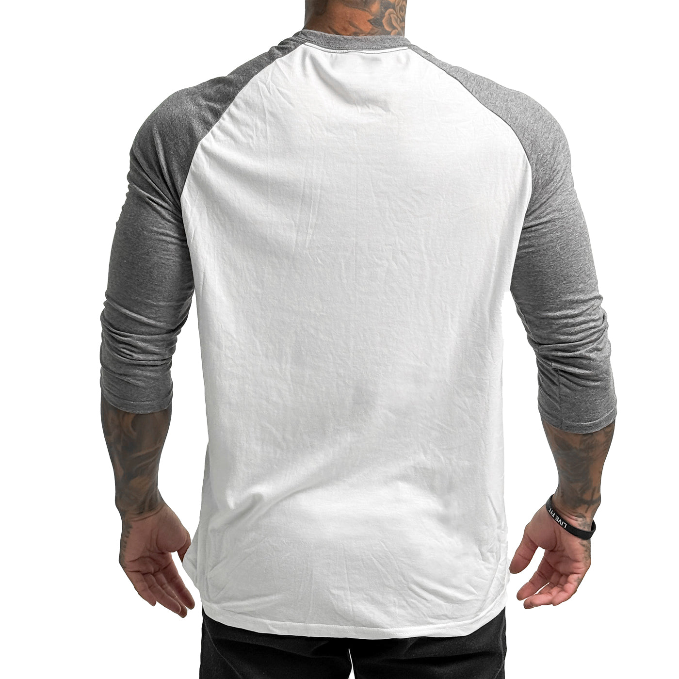 Slate Raglan Tee - Heather Grey