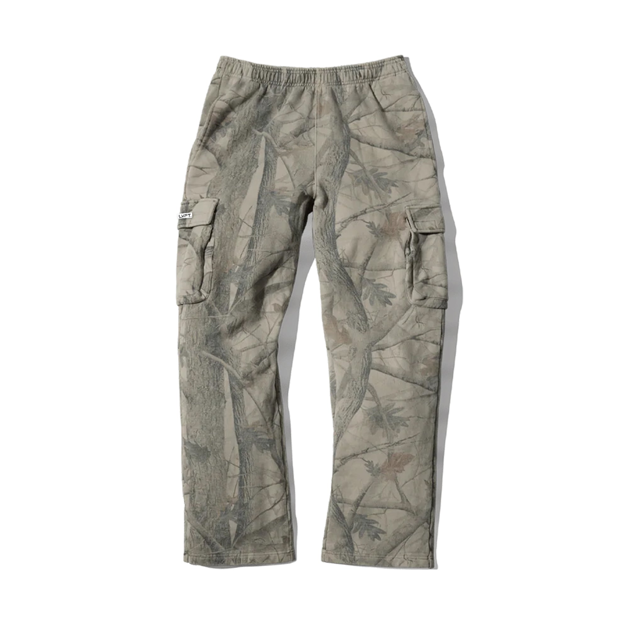 Tree Camo Heavyweight Fleece Cargos