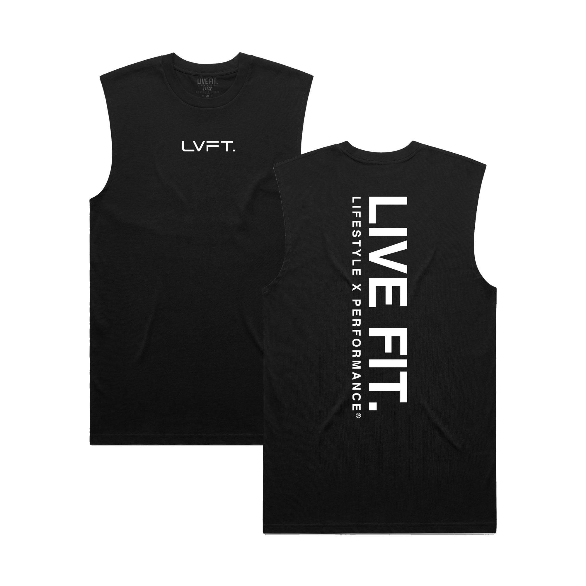 Urban Muscle Tank - Black/White